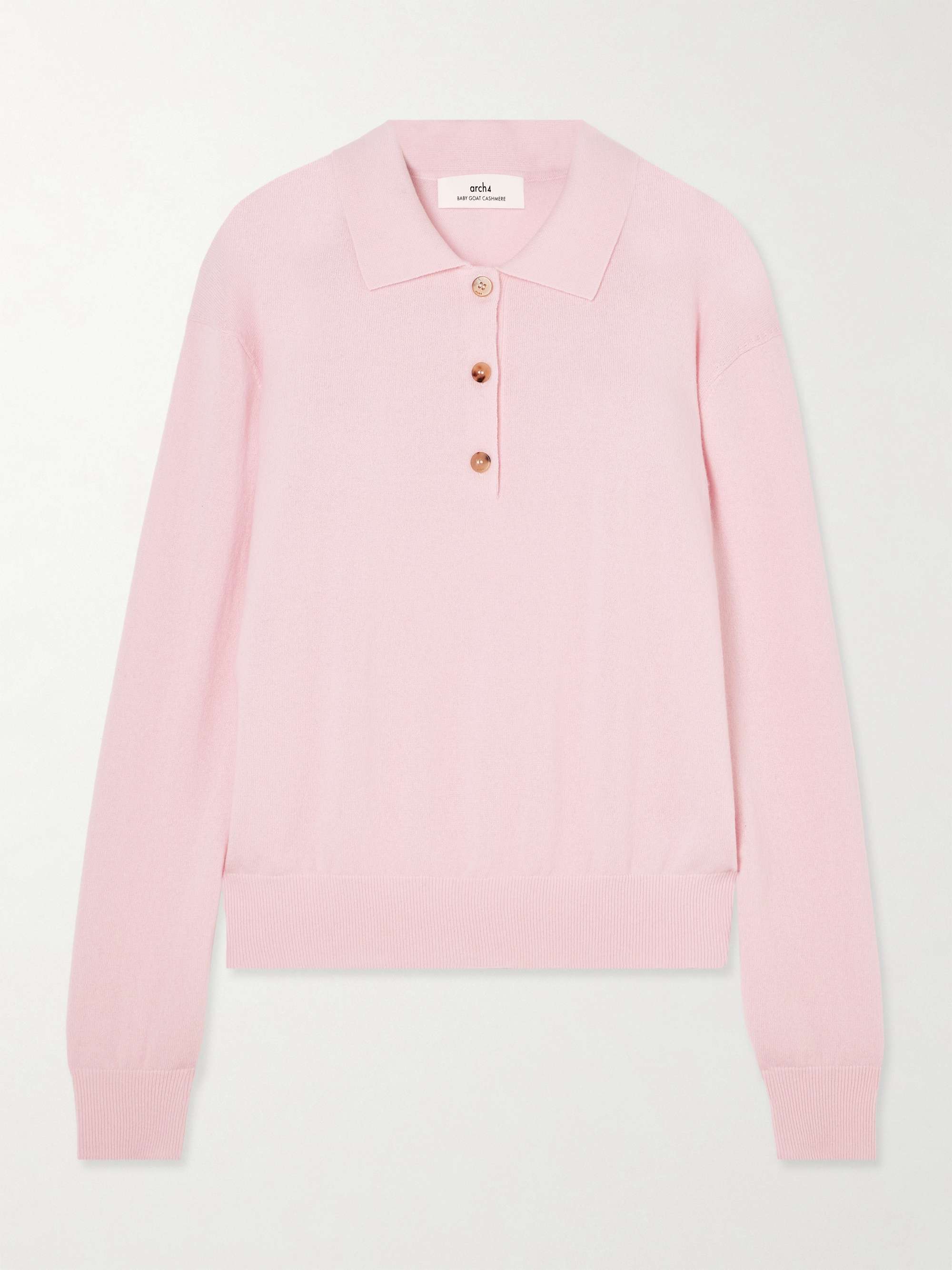 Hamilton cashmere polo shirt view