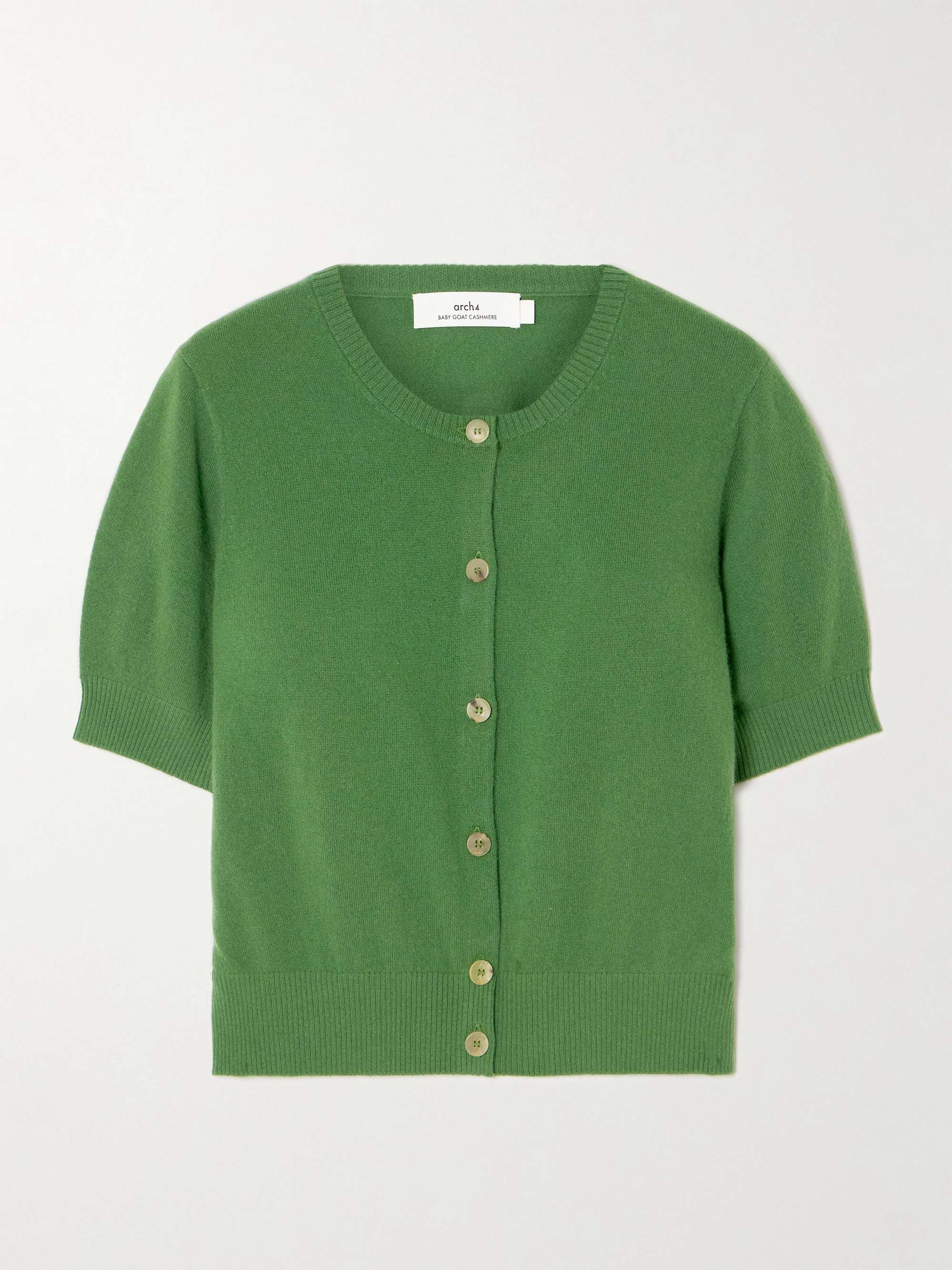 Stanley cropped cashmere cardigan view