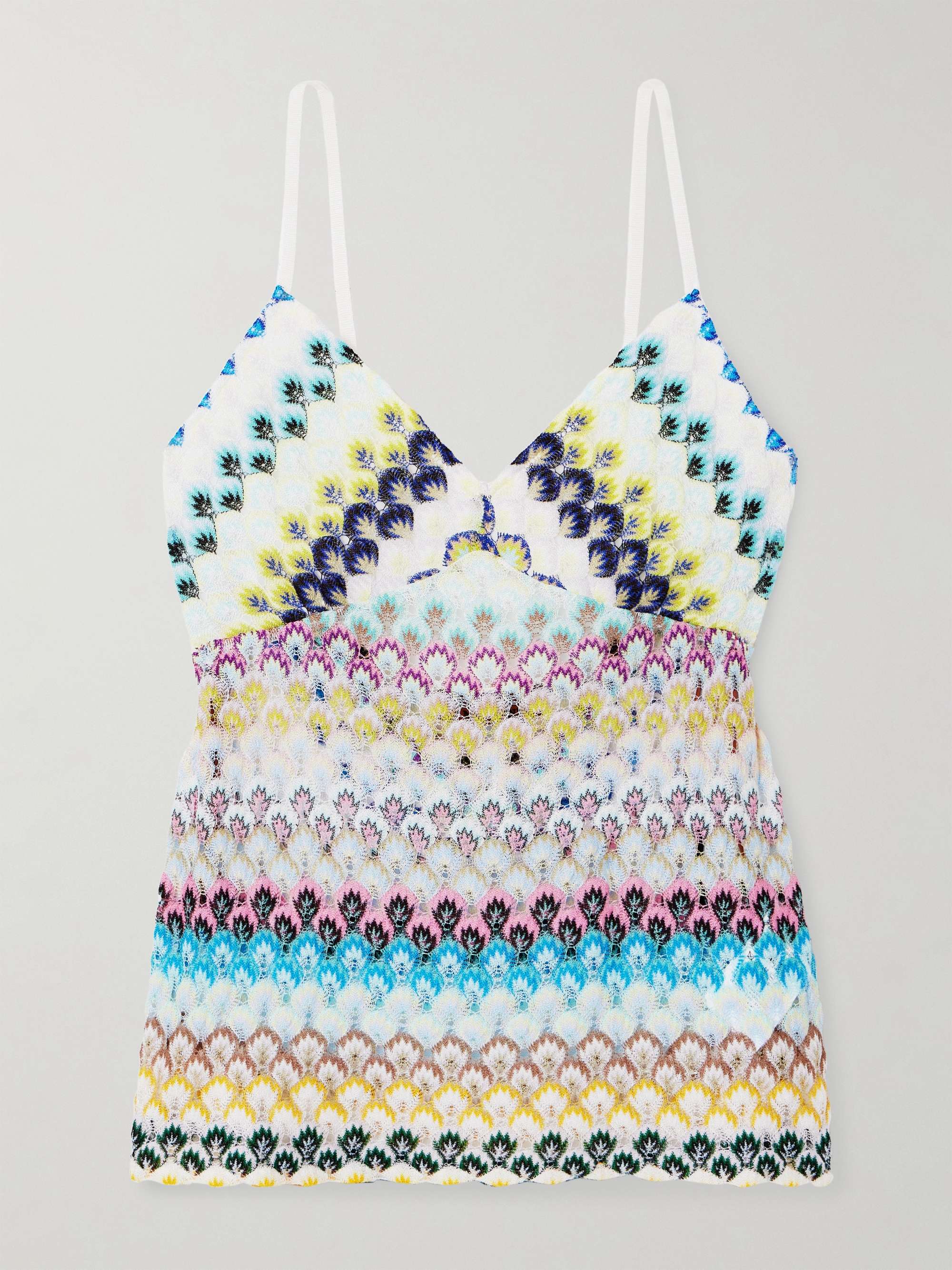 Crochet-knit camisole view