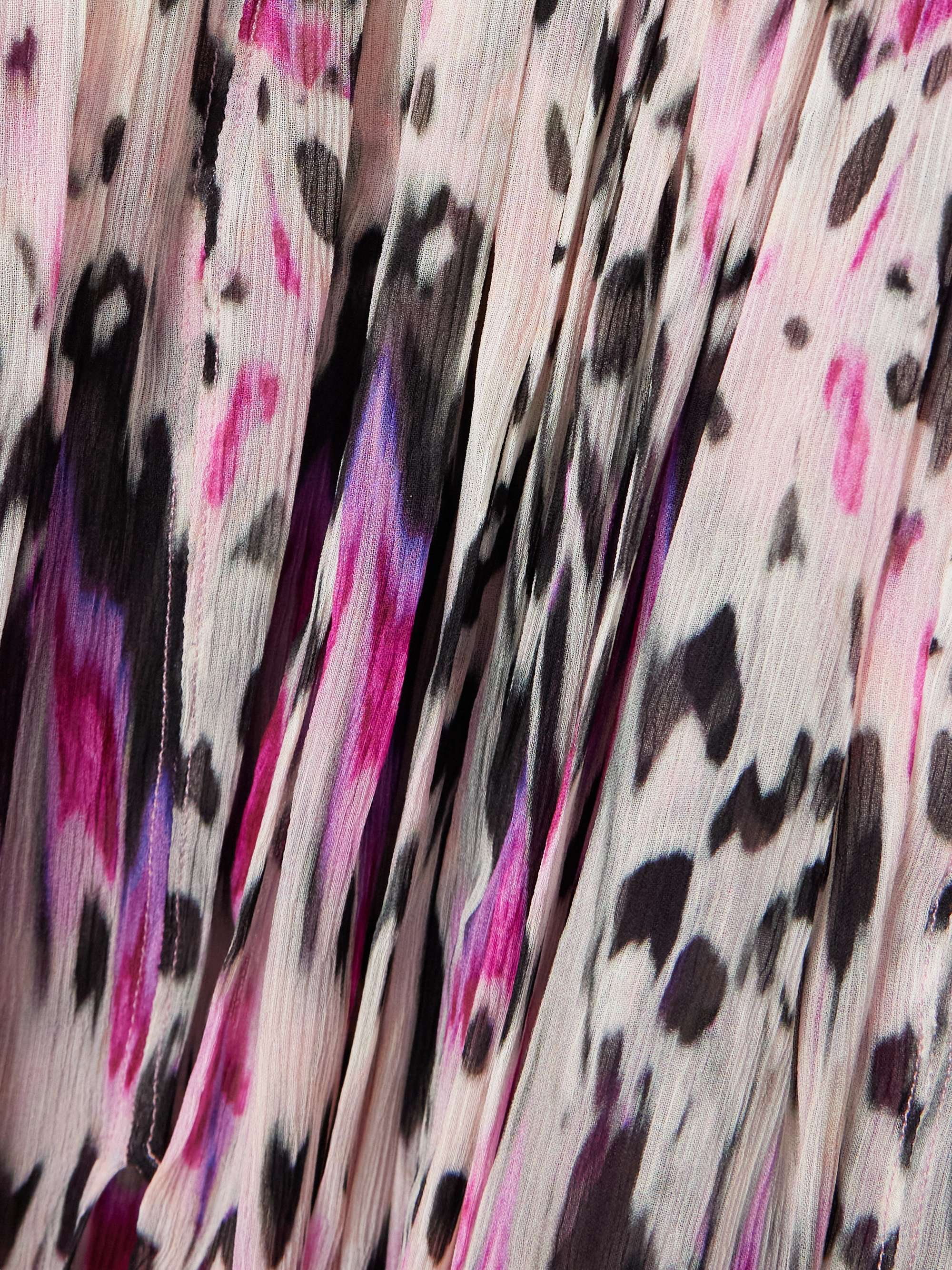 Rafael cutout embellished braided printed silk-crepon maxi dress view