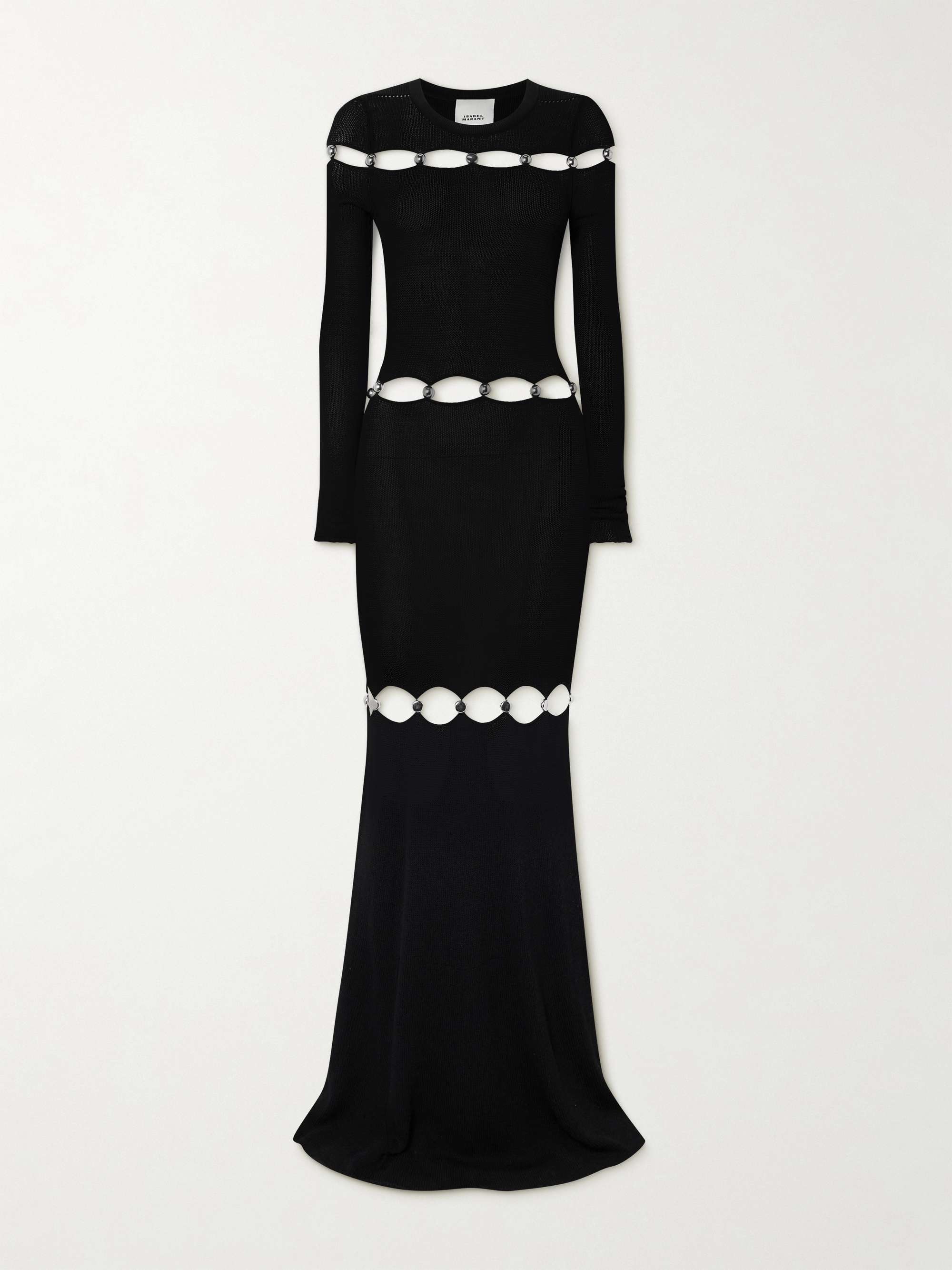 Elmire embellished cutout knitted maxi dress view