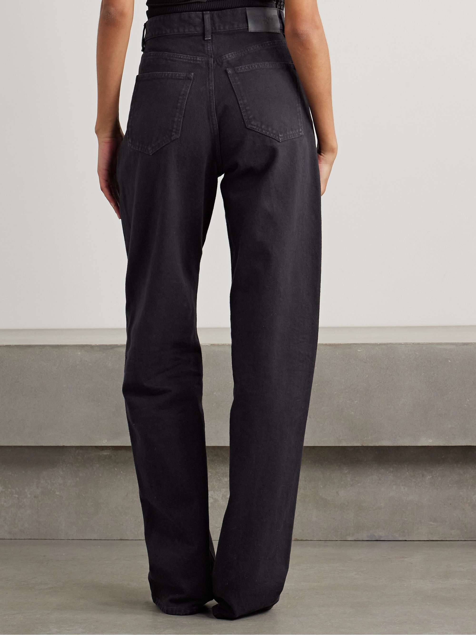 High-rise jeans view