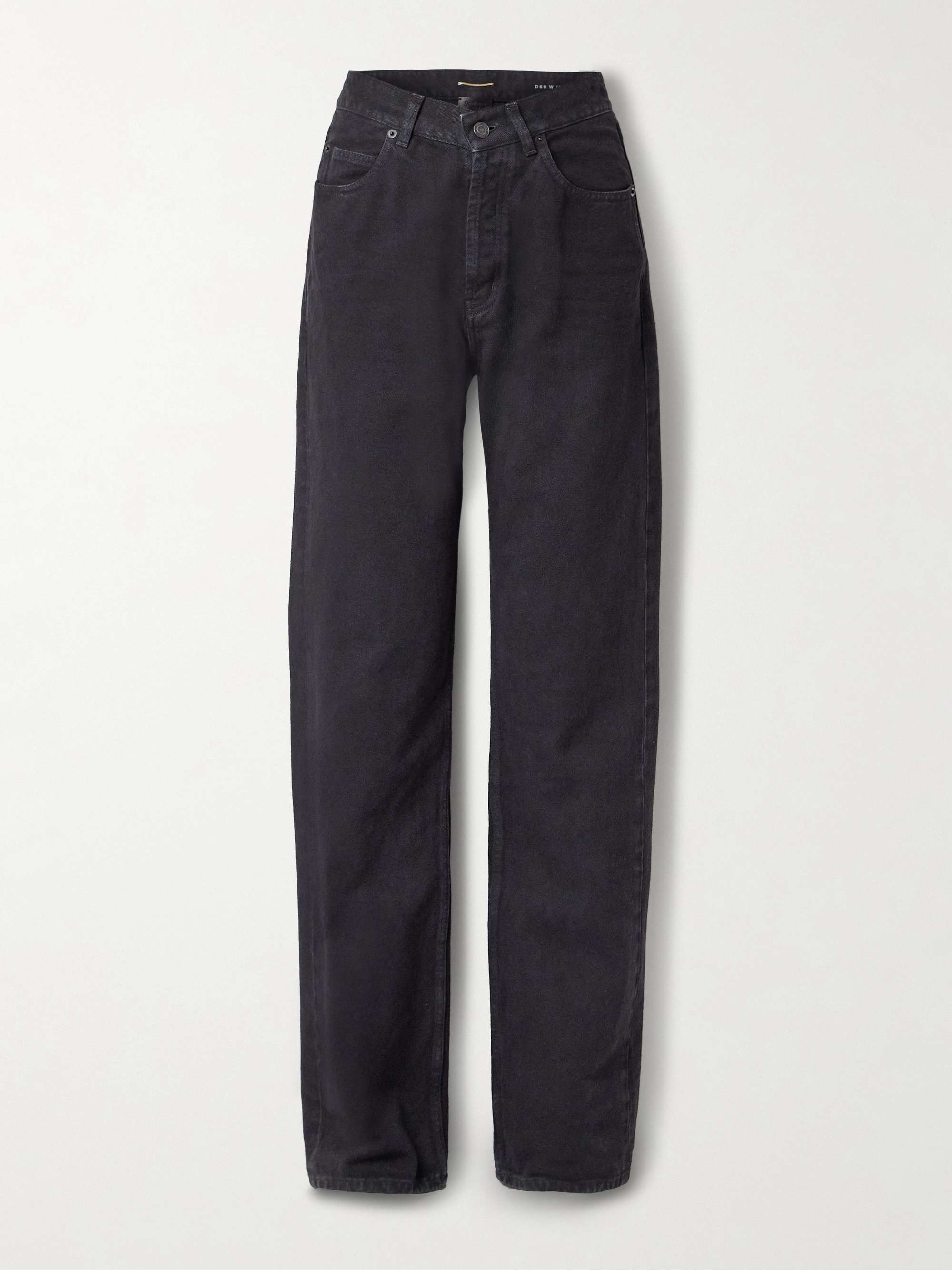 High-rise jeans view