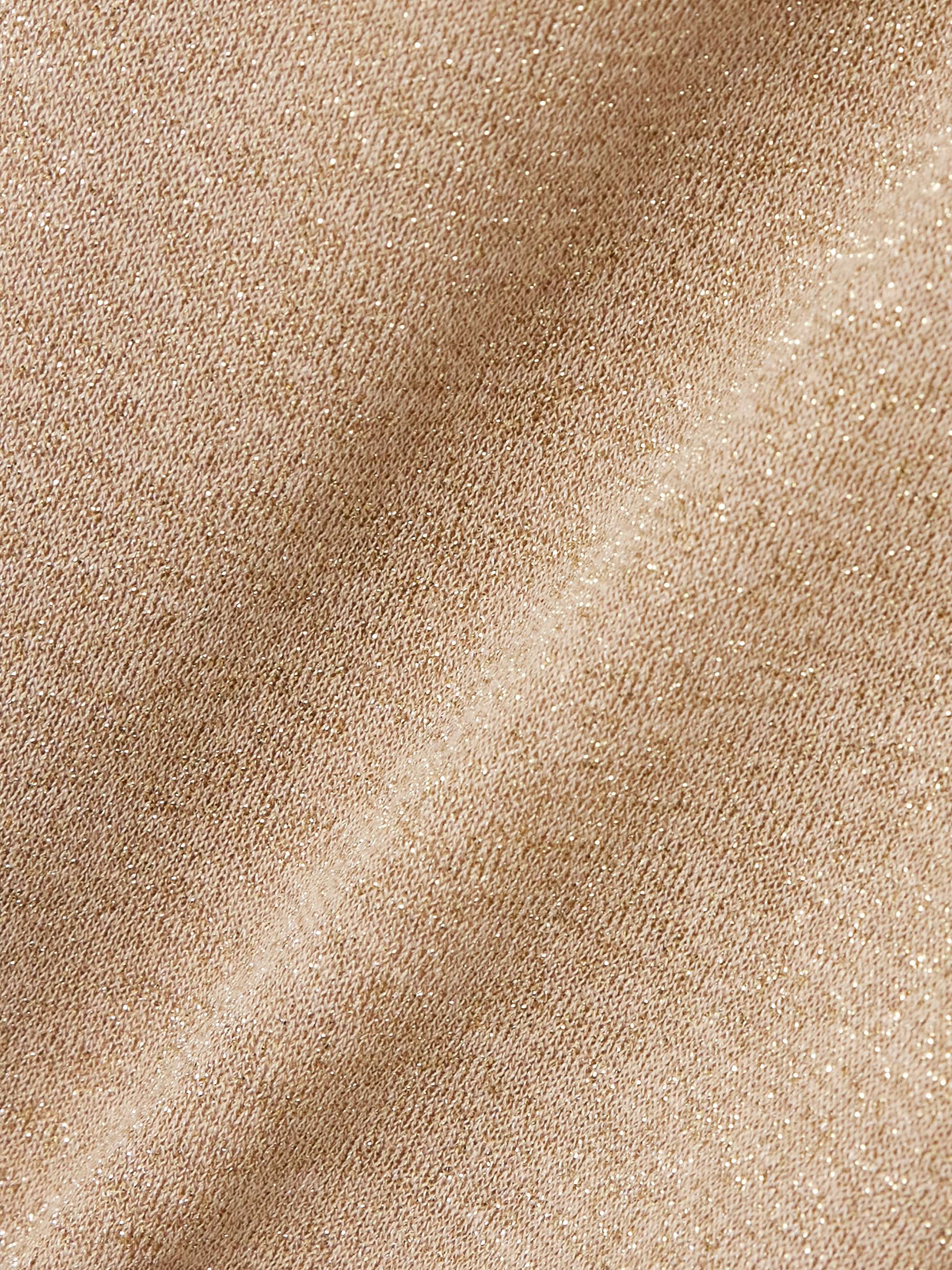 Metallic knitted tank view