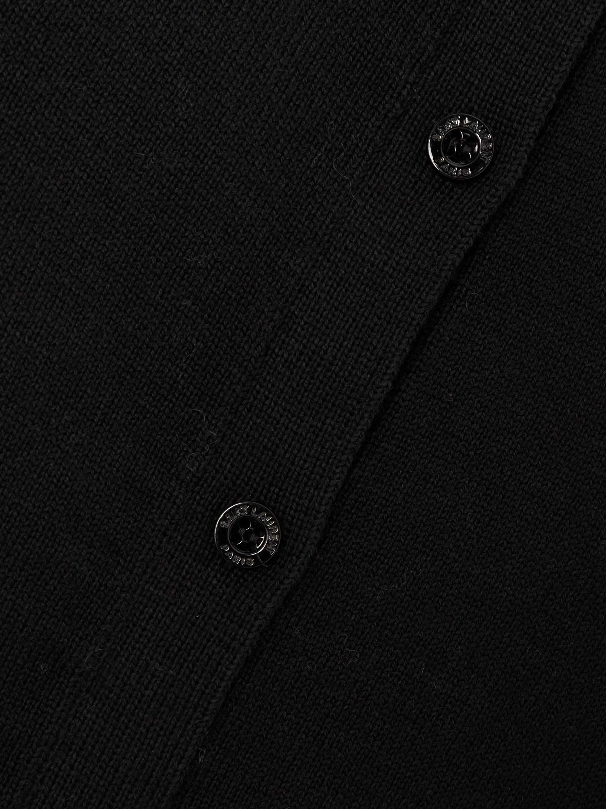 Cropped wool cardigan view