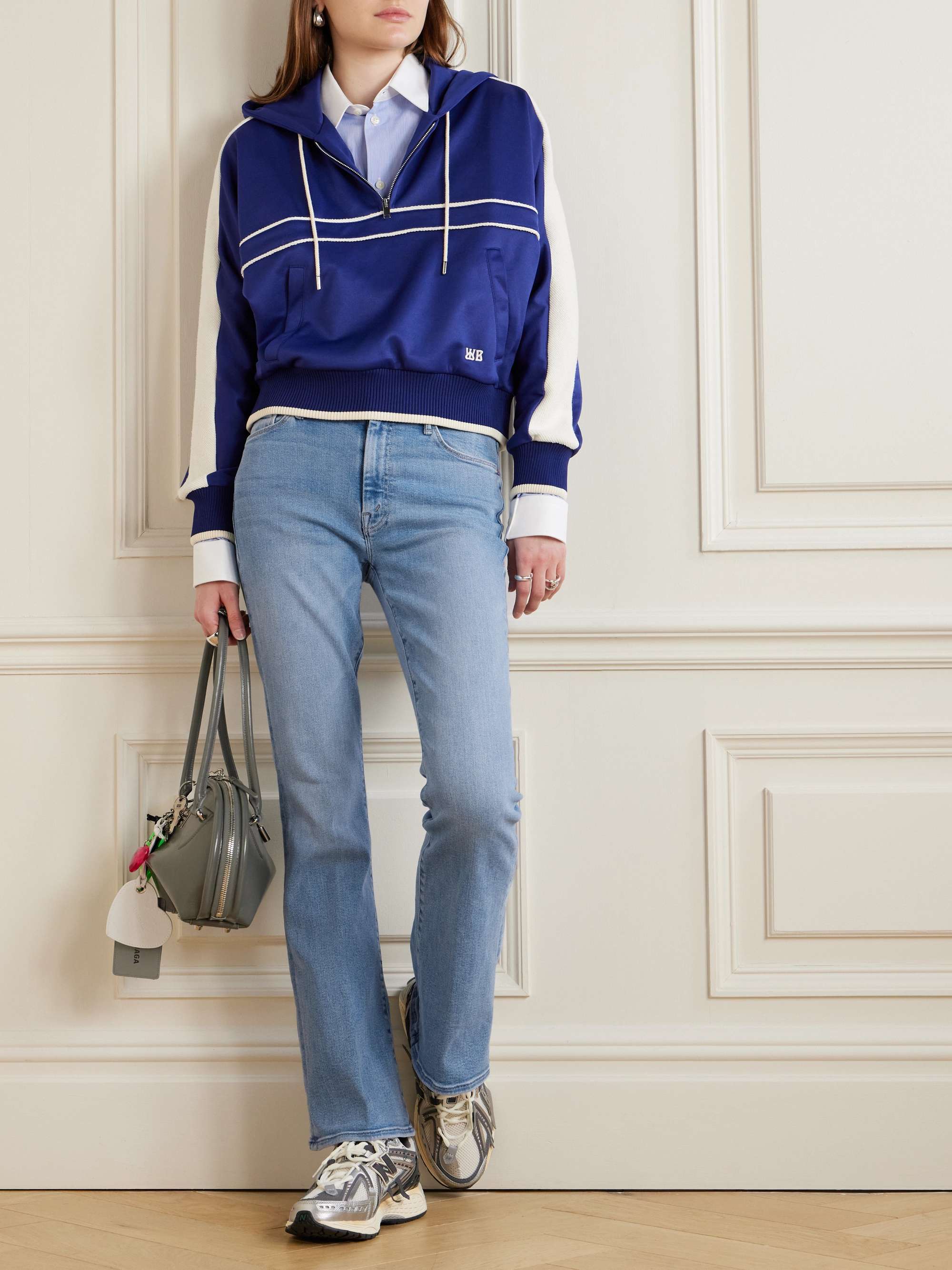 The Weekender high-rise flared jeans view