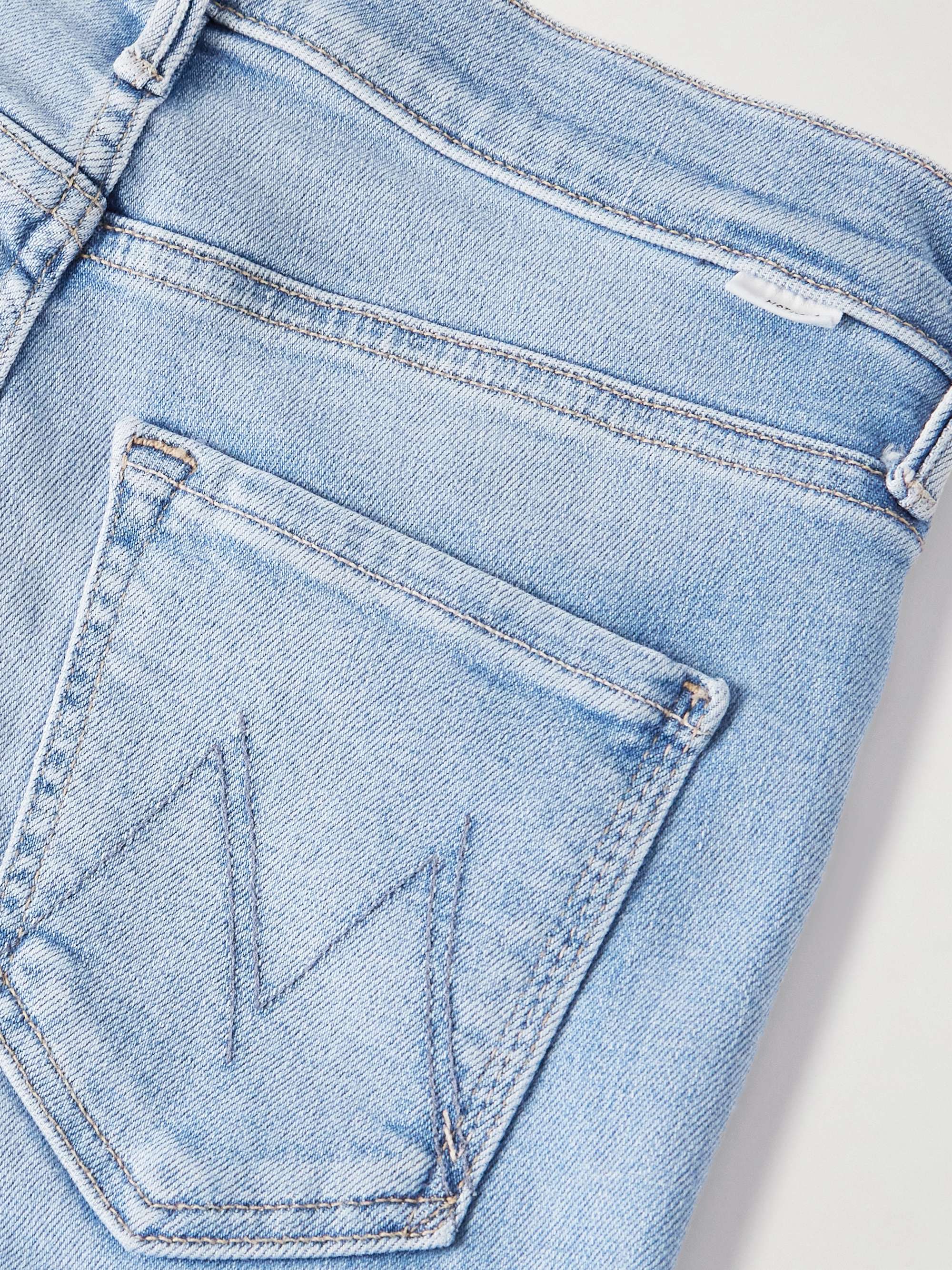 The Dazzler Ankle frayed mid-rise slim-leg jeans view