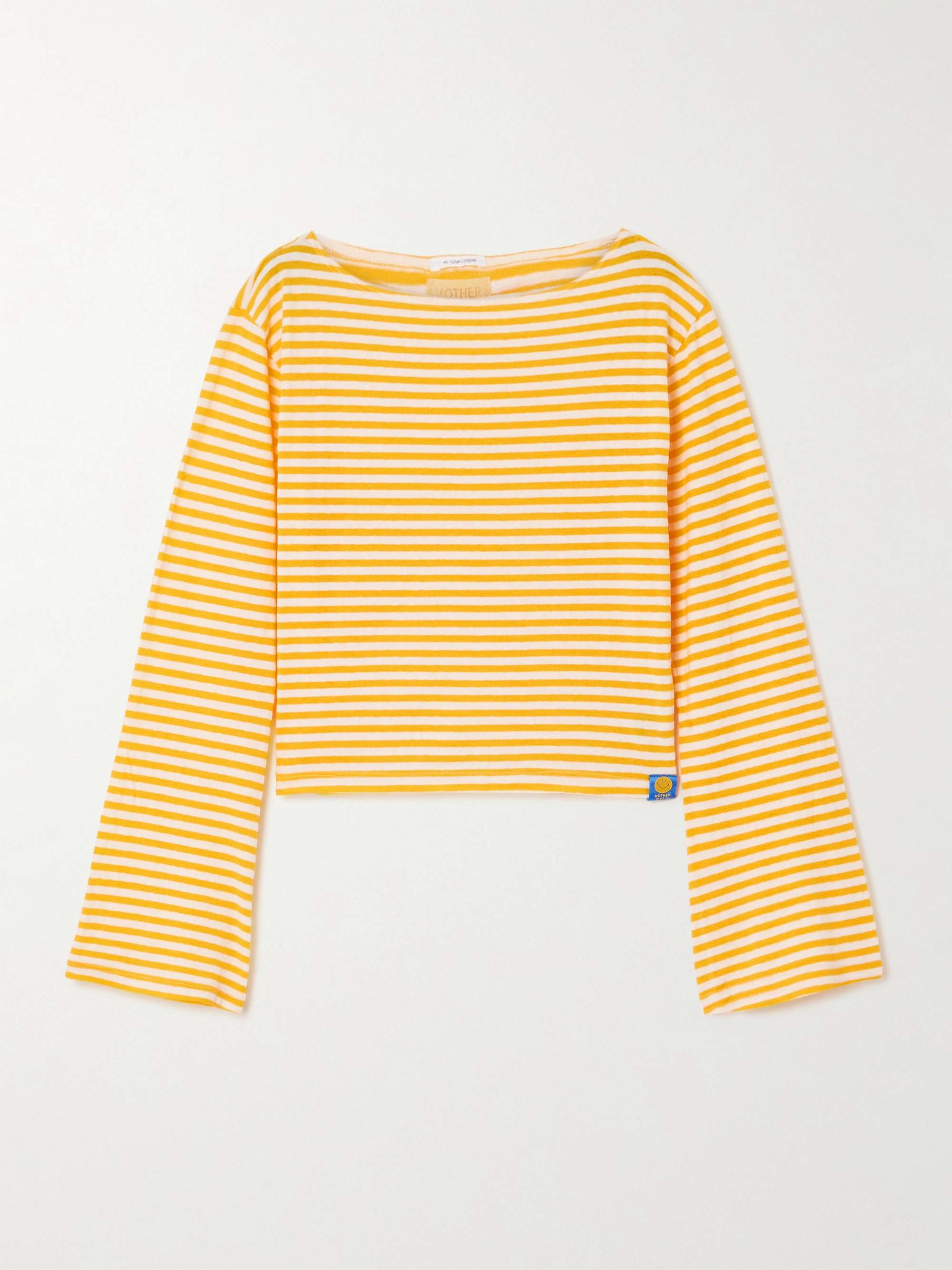 The Skipper Bell striped stretch-cotton sweater view
