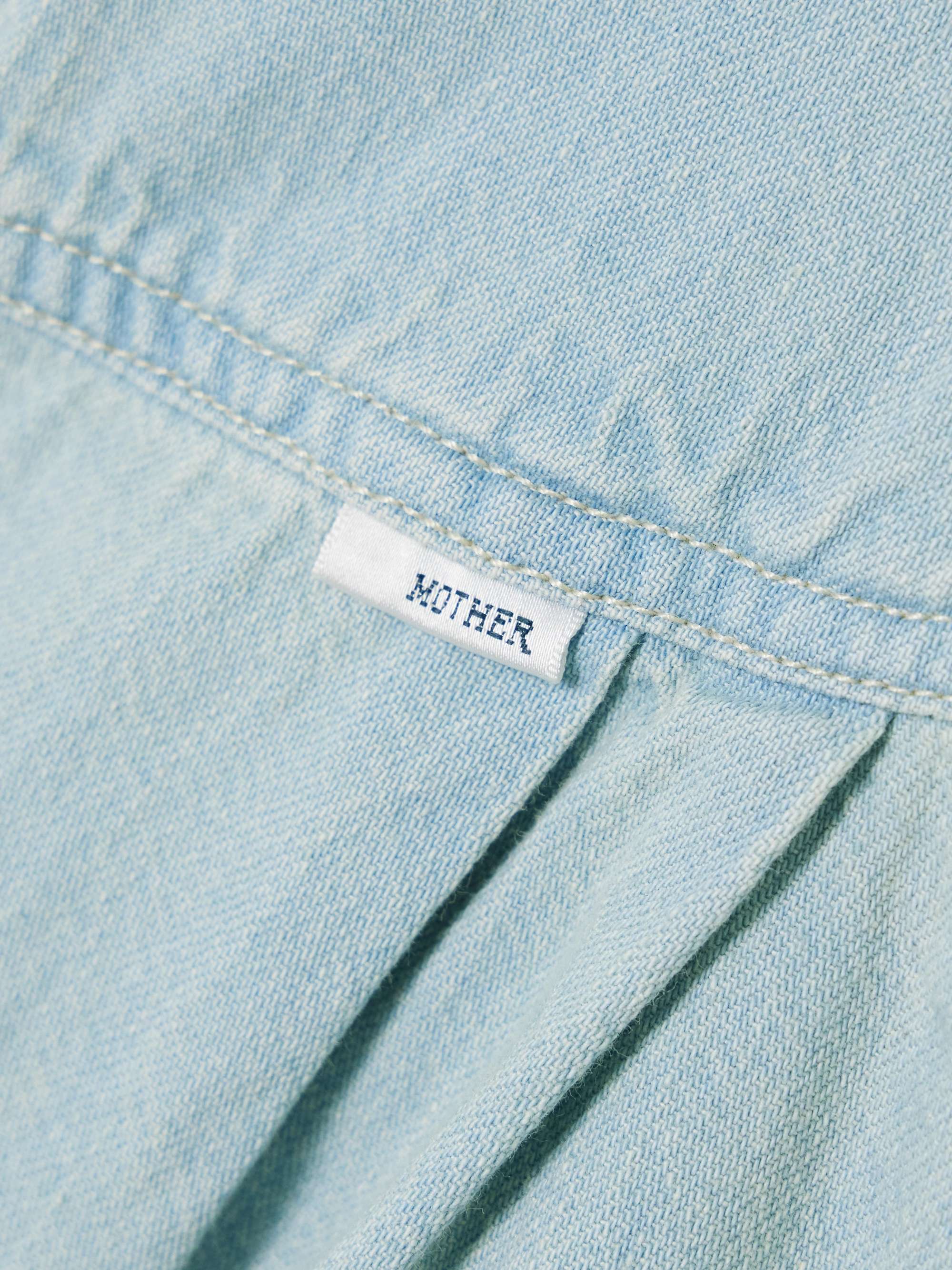 The Rhapsody Exes pleated denim shirt view