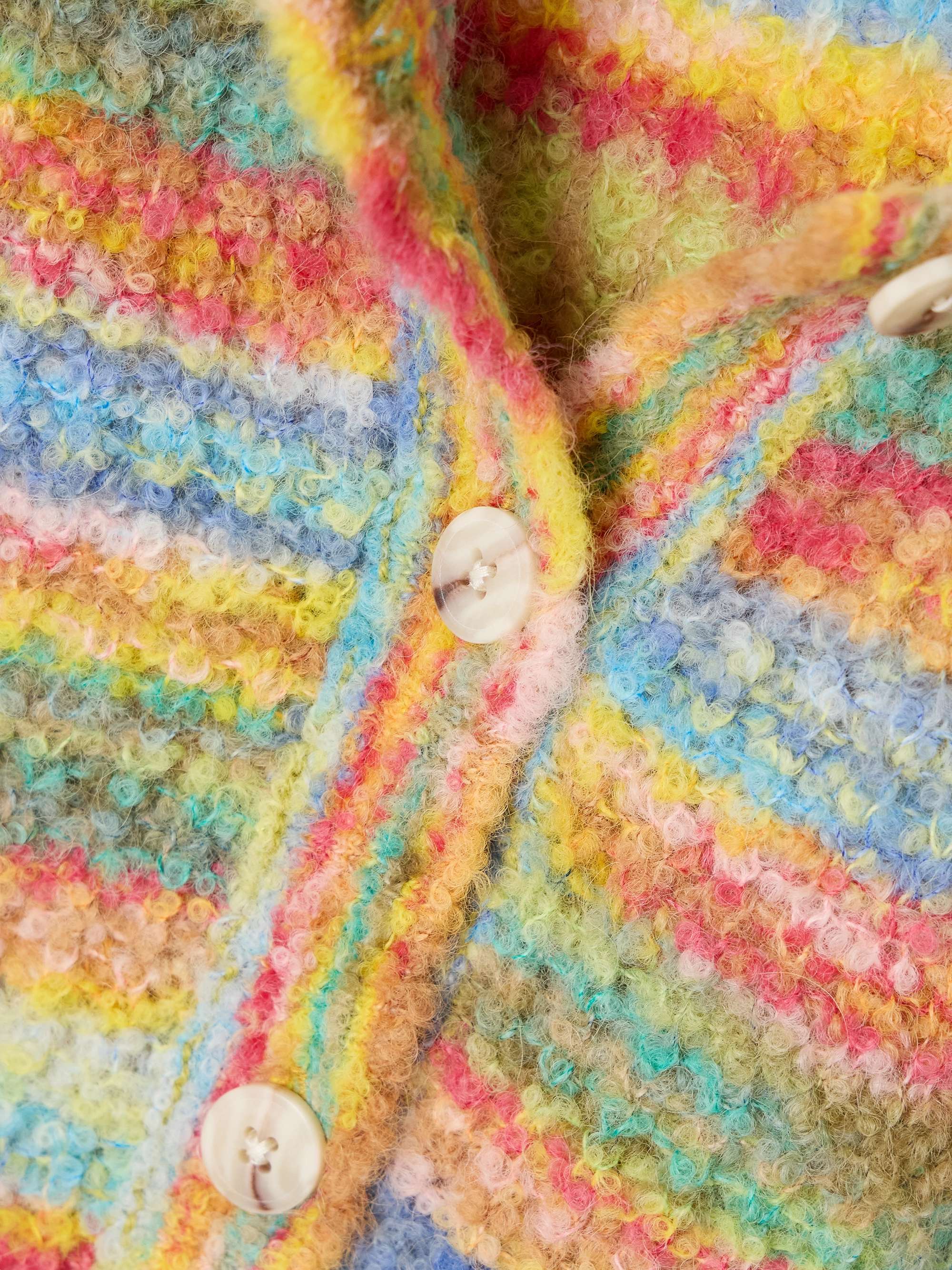Cropped alpaca-blend cardigan view