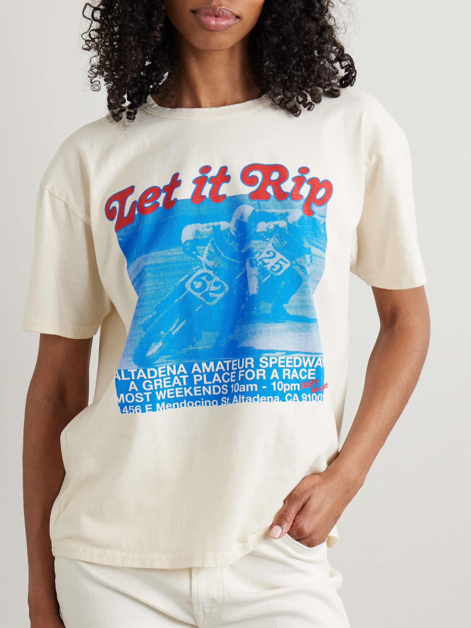 The Sleep-Over printed cotton-blend jersey T-shirt view