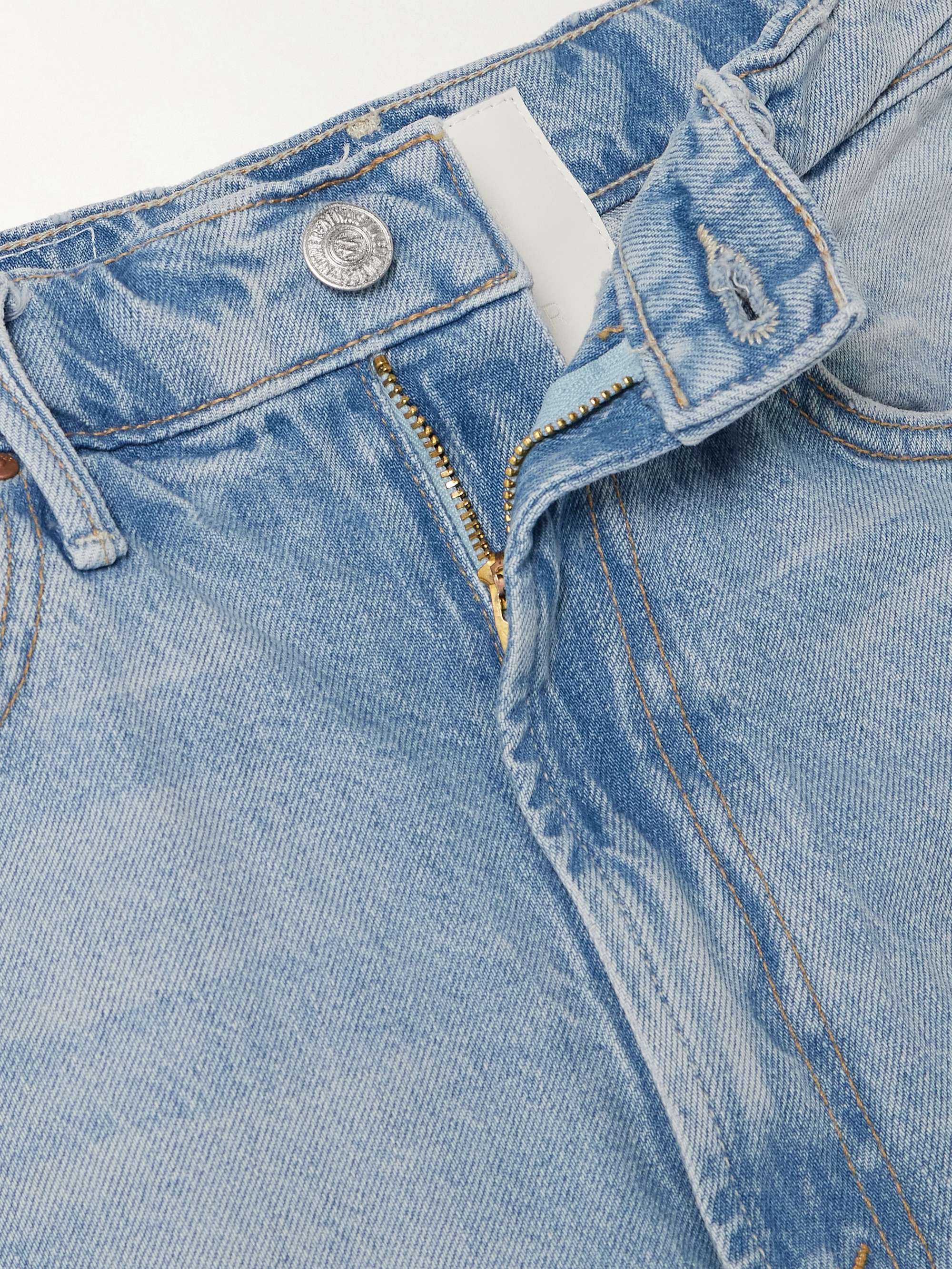 The Full-Pipe Flood high-rise tapered jeans view