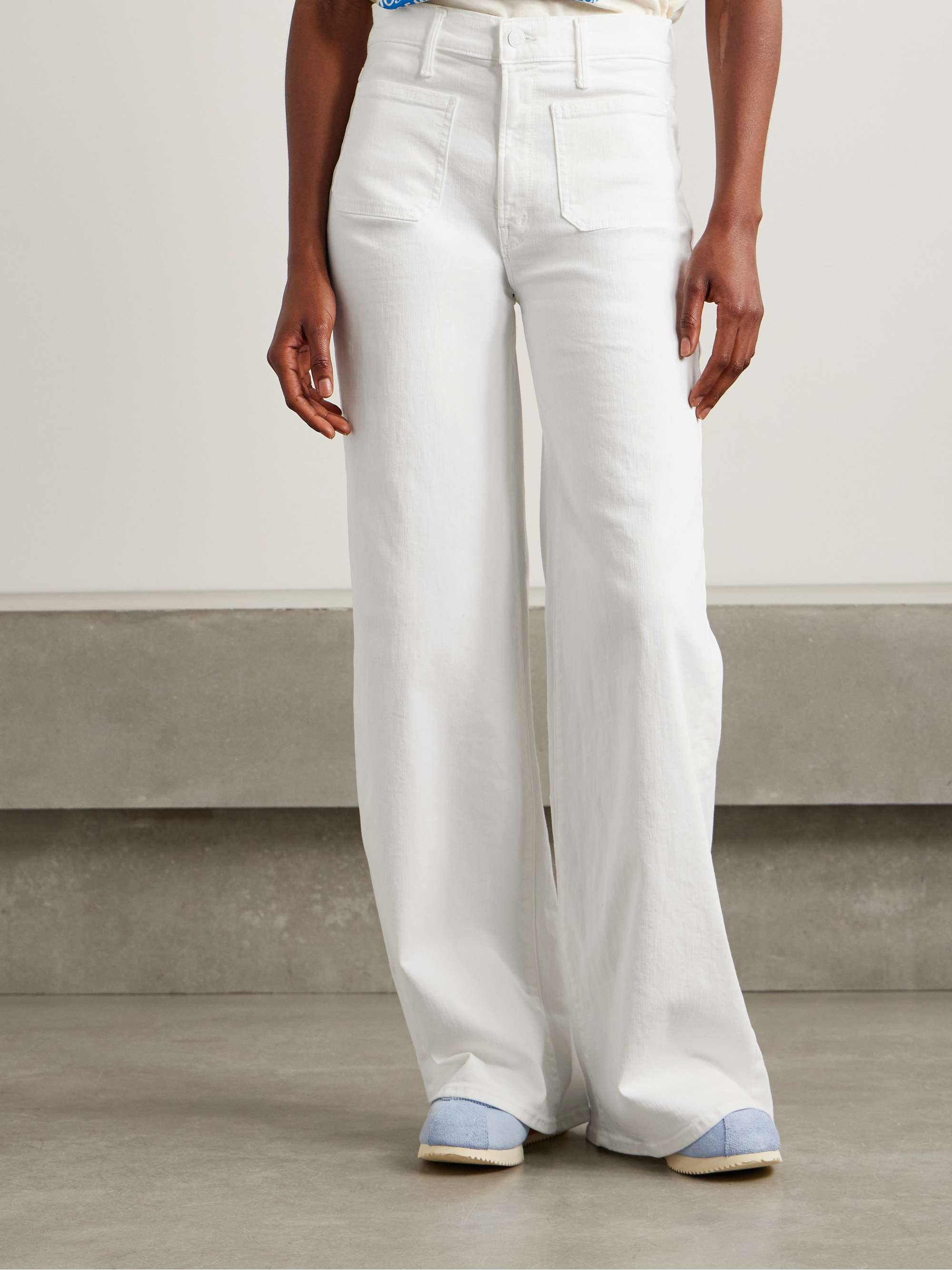 The Patch Pocket Undercover Sneak high-rise wide-leg jeans view