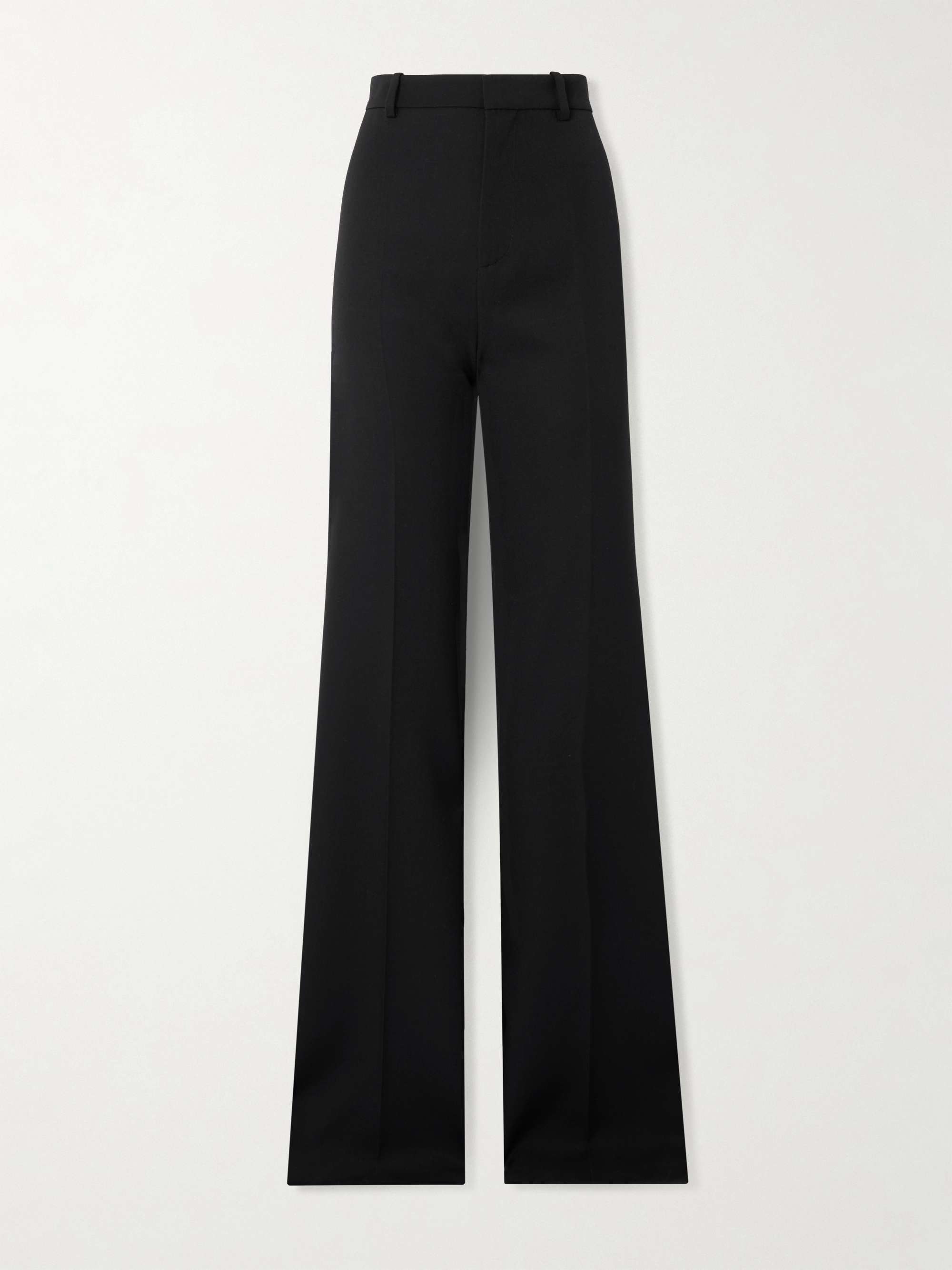 Wool wide-leg pants view