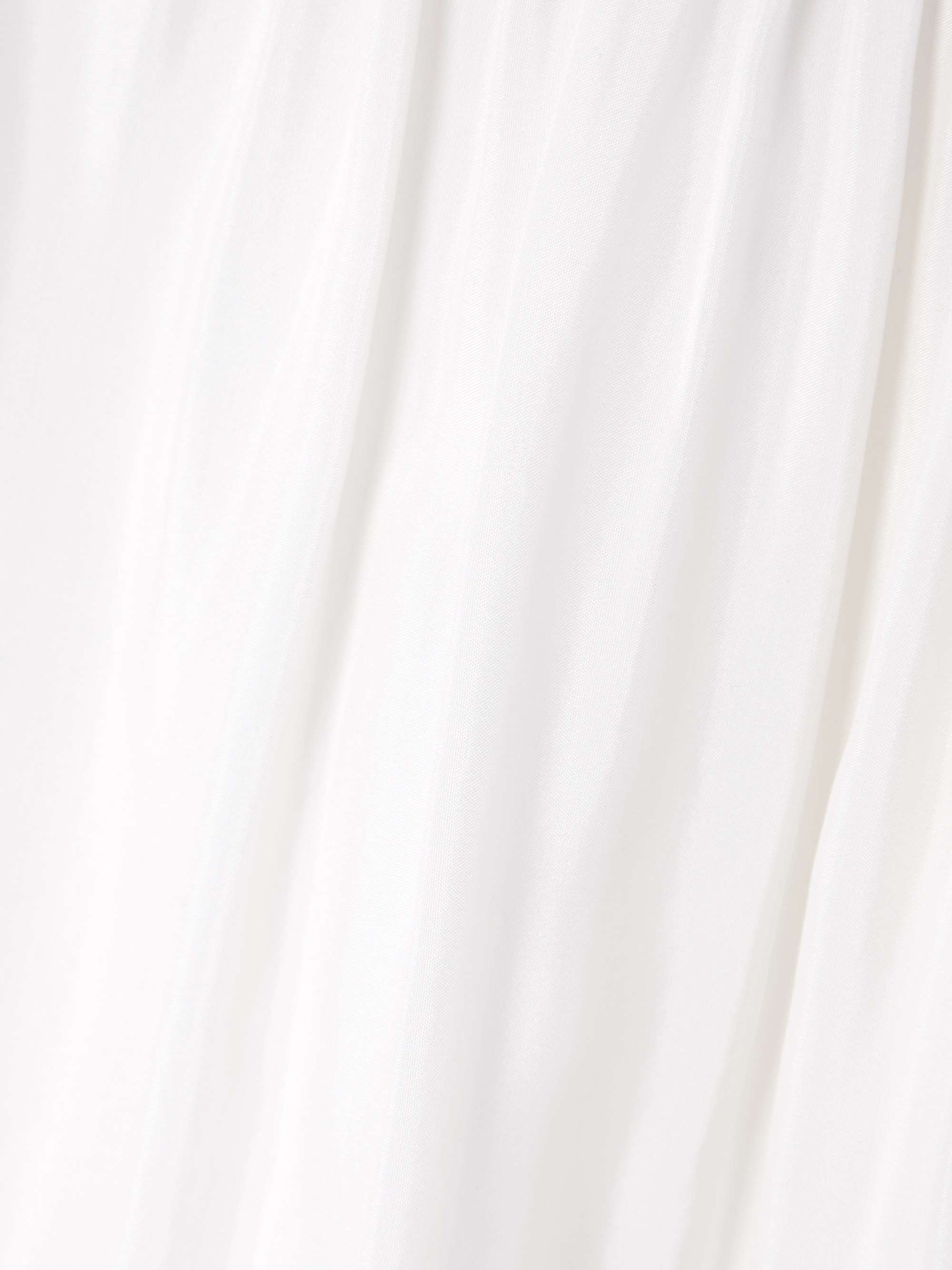 Cropped gathered silk blouse view