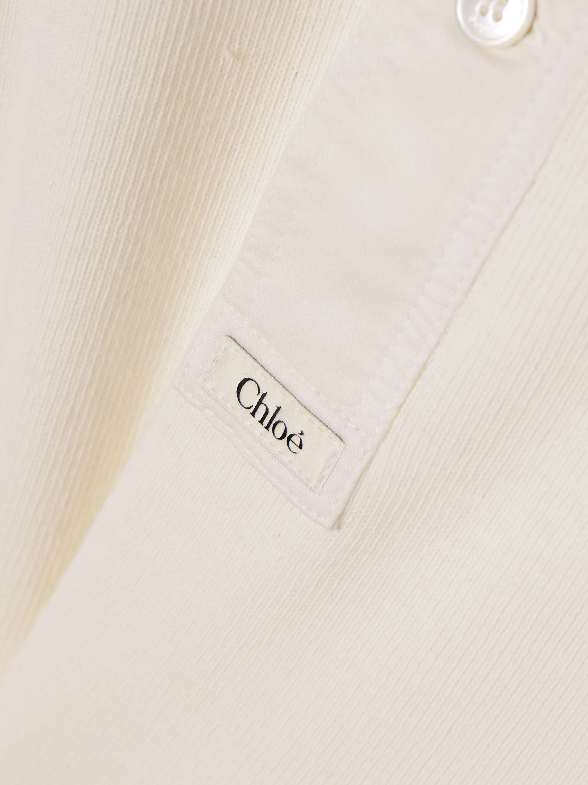 Ribbed cotton-jersey Henley top view