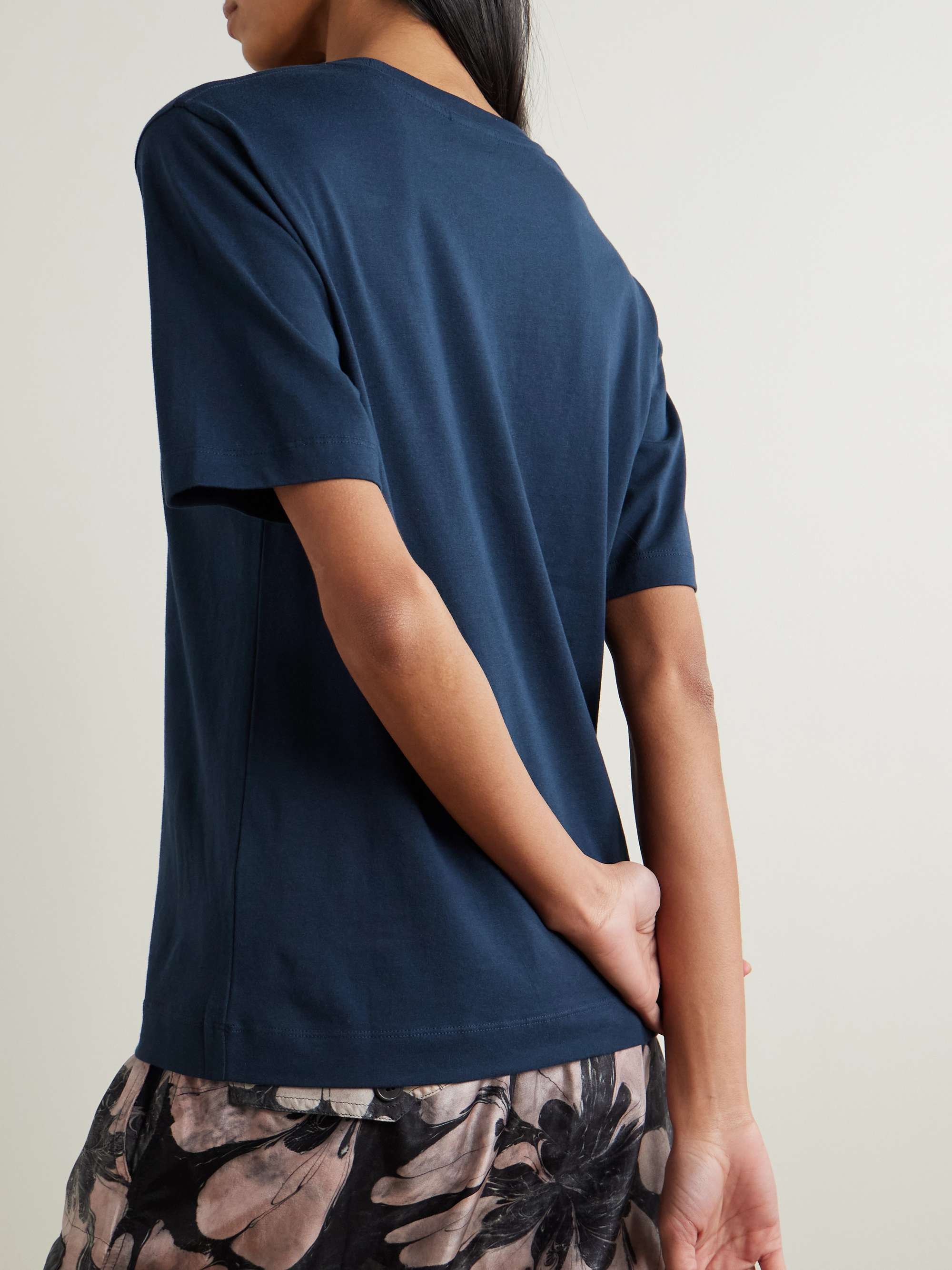 Oversized cotton-jersey T-shirt view