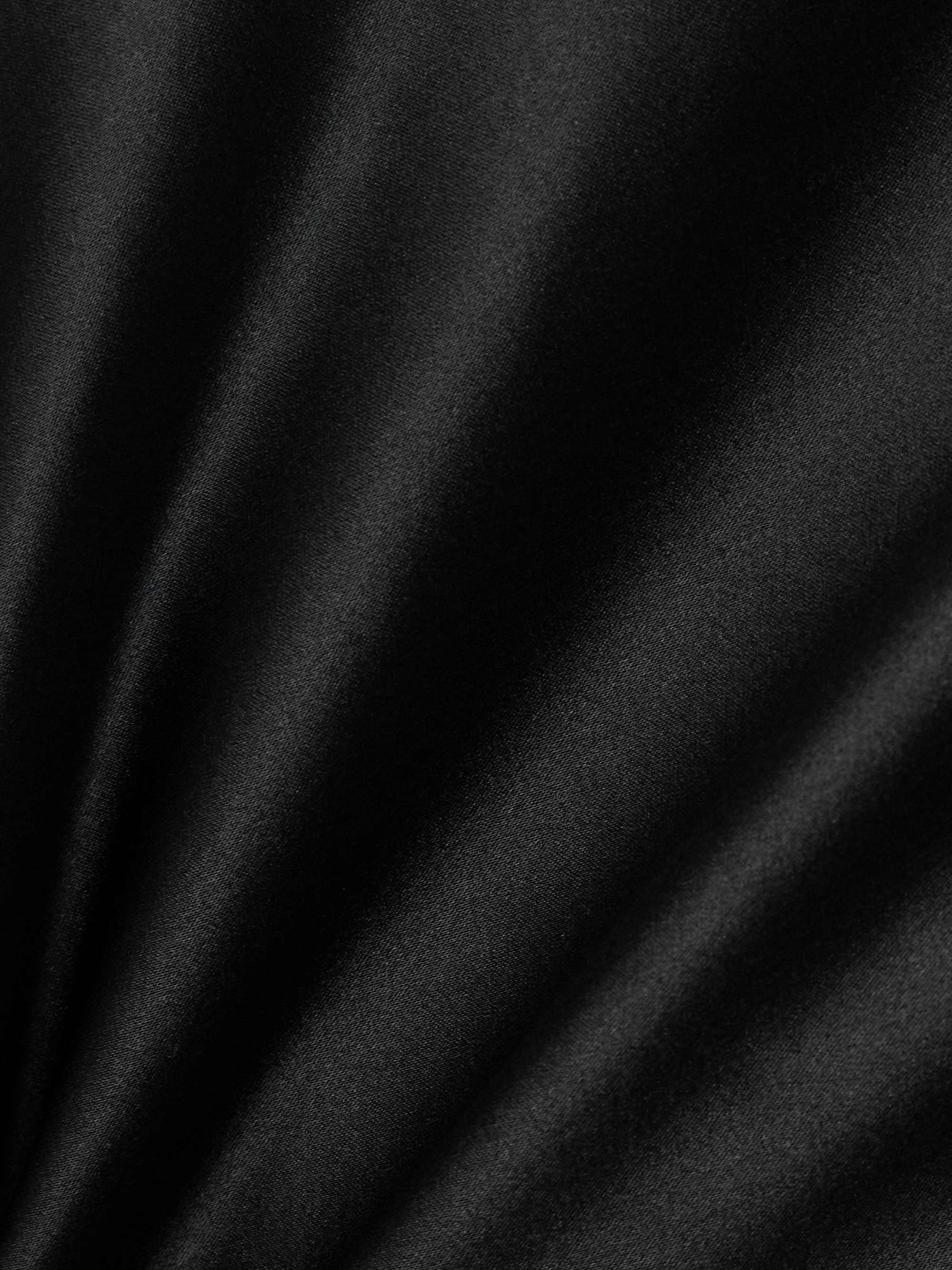 Stretch-silk satin skirt view