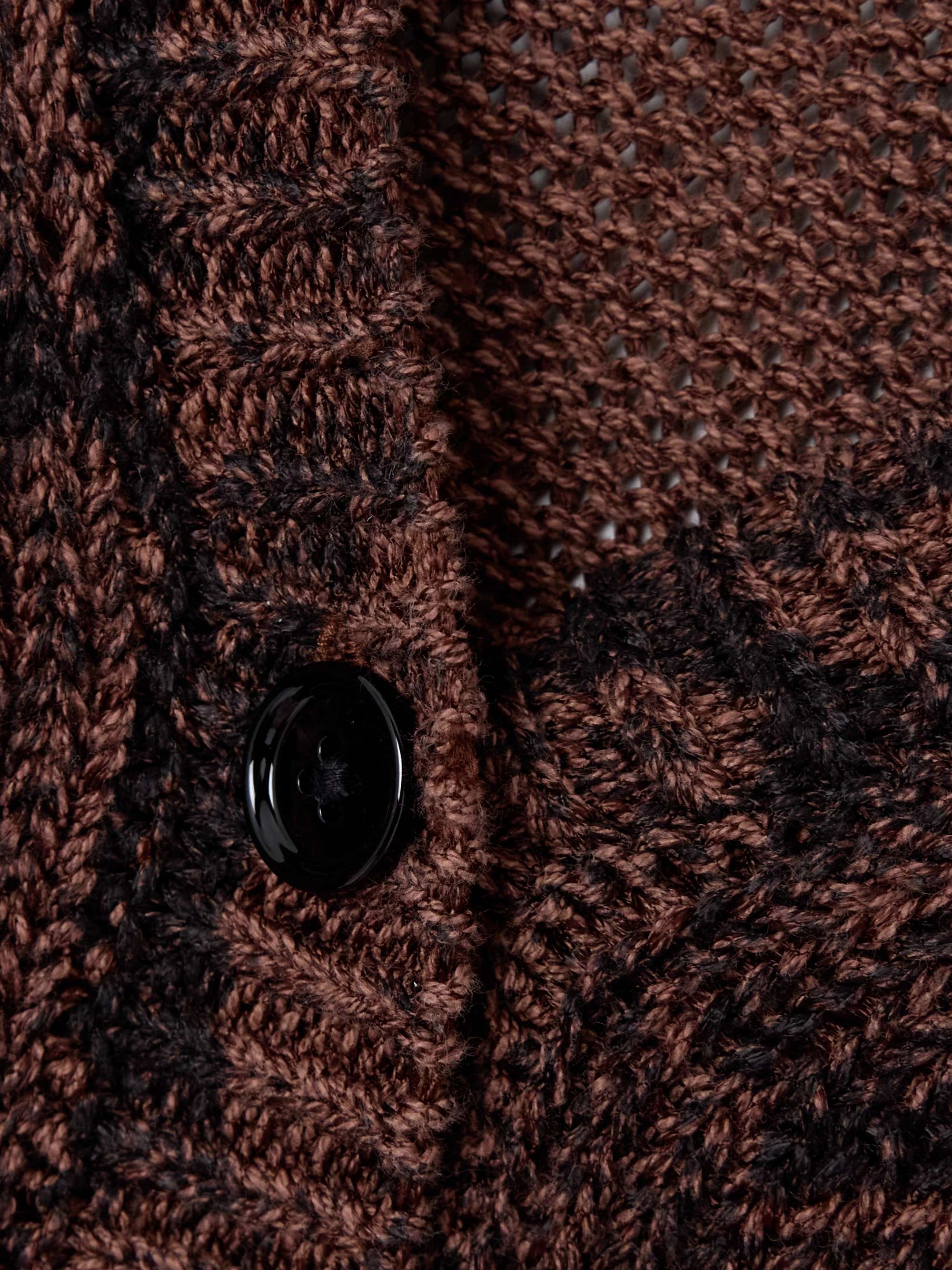 Jacquard-knit cardigan view