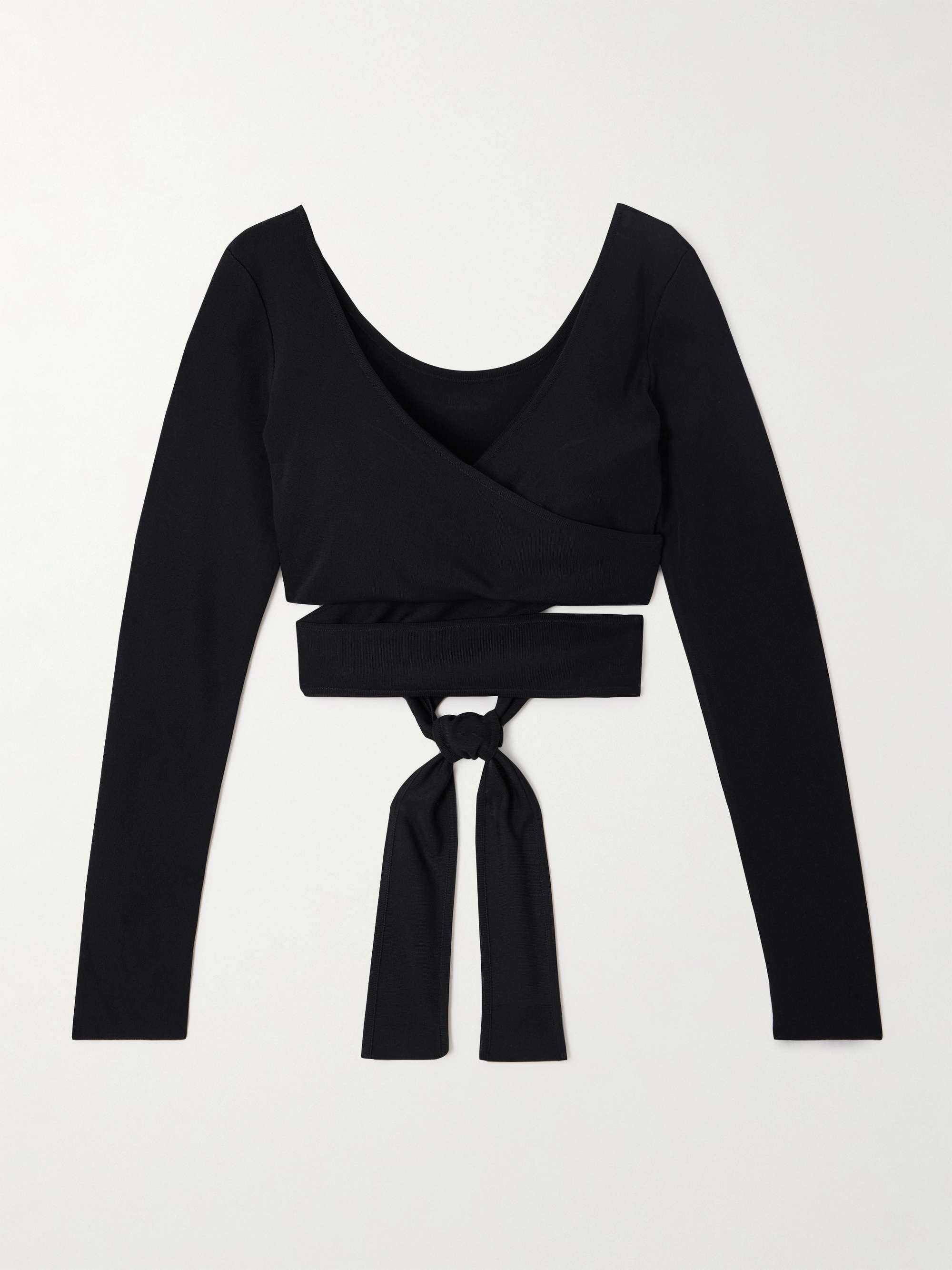 Ballet knitted wrap cardigan view