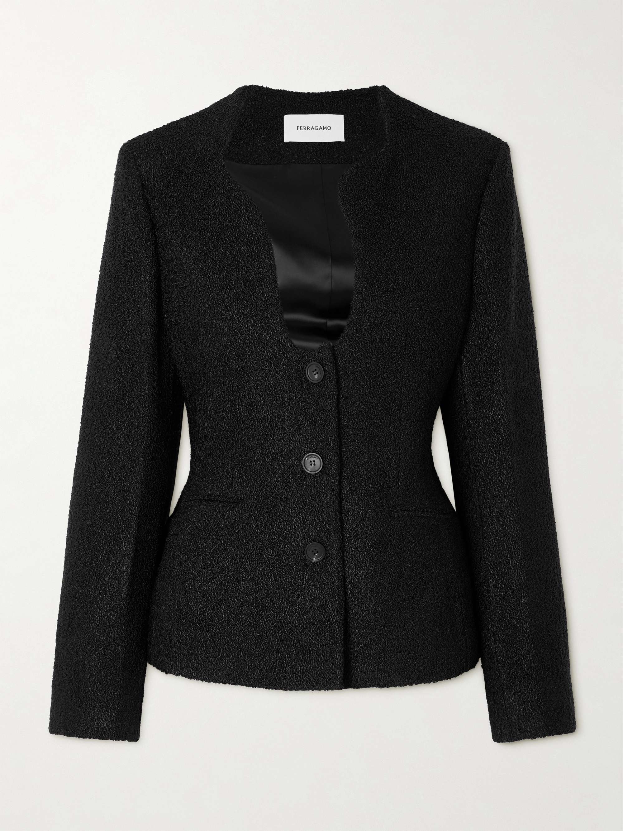 Bouclé jacket view