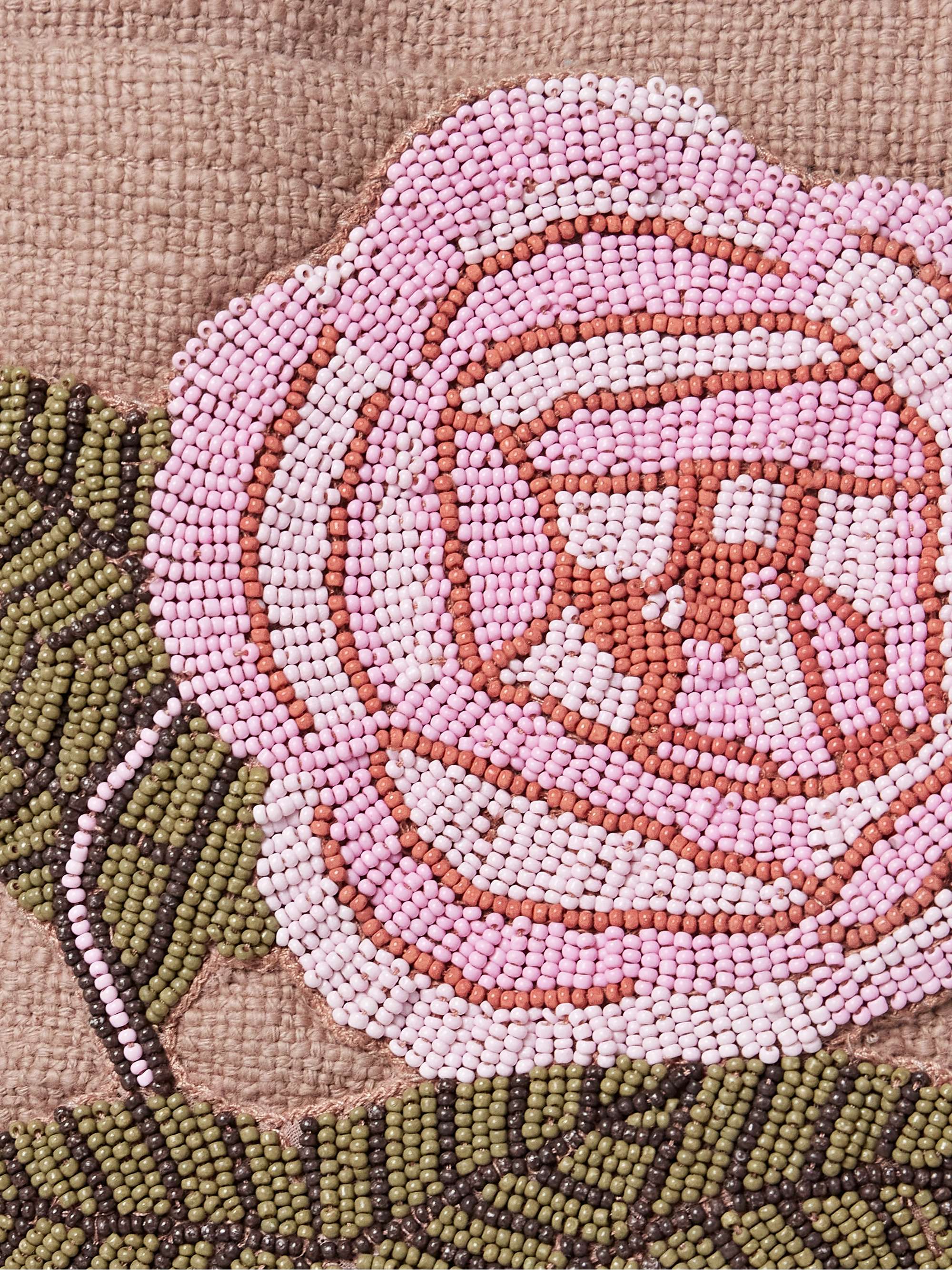 Jude fringed bead-embellished cotton-canvas jacket view