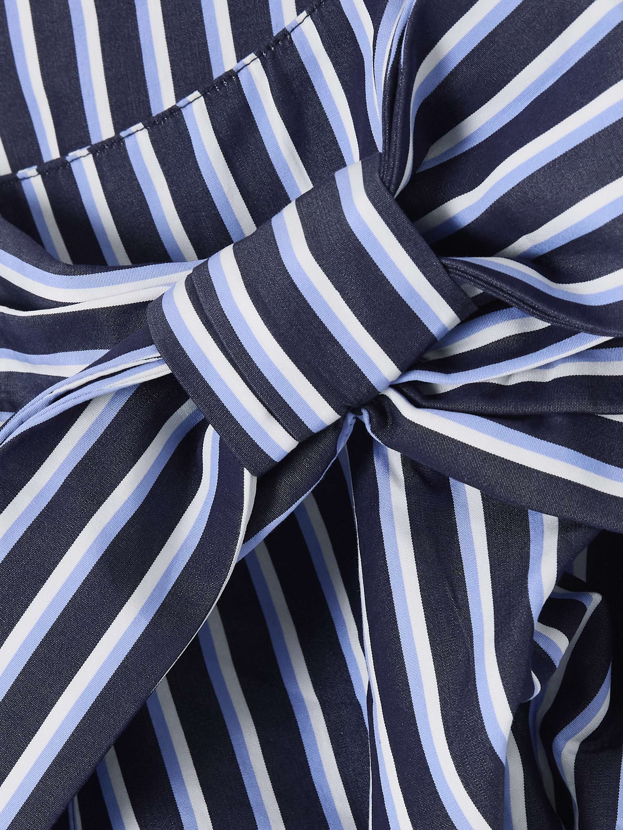 Striped cotton-poplin shorts view