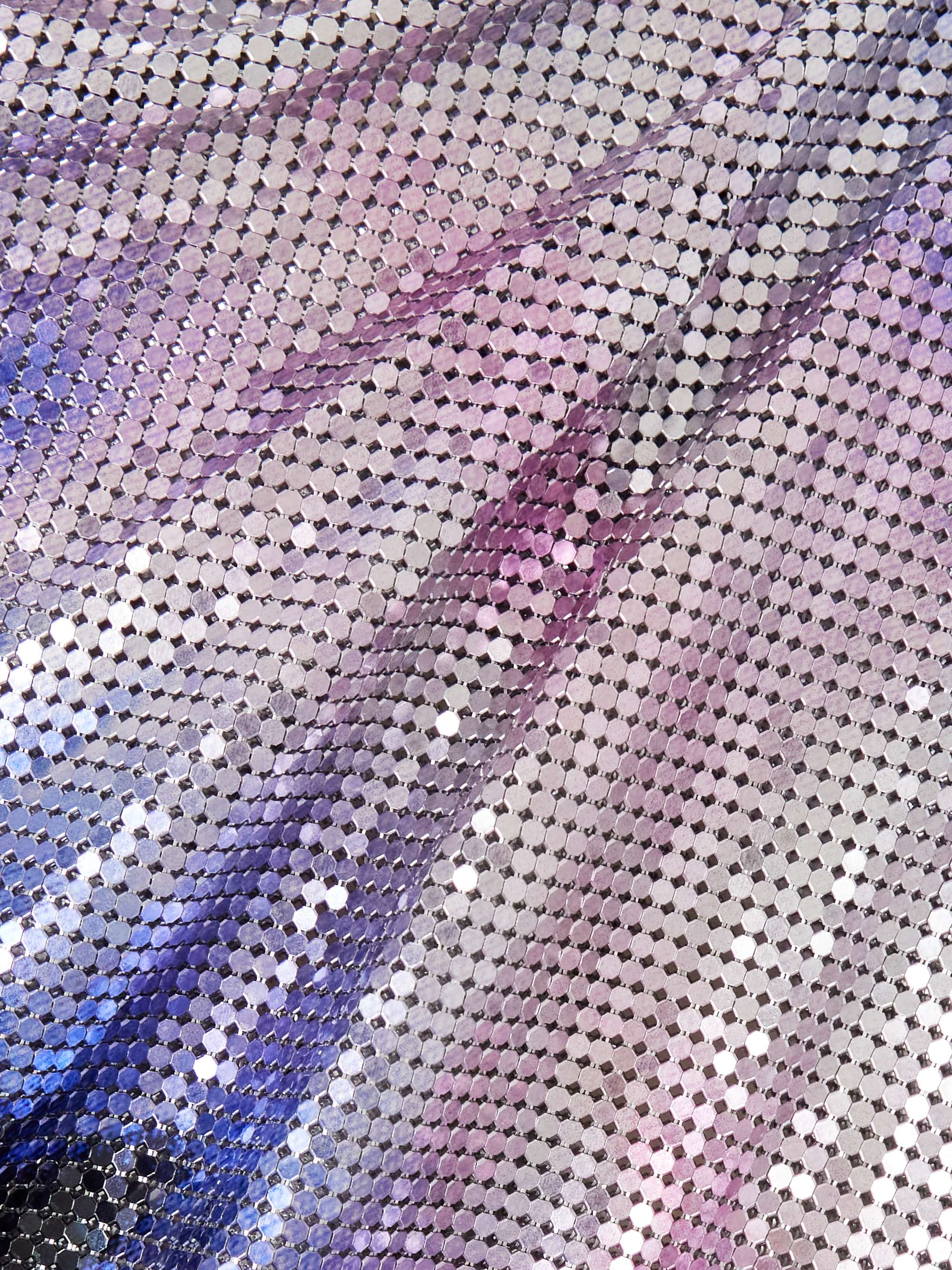 Dégradé chainmail mini skirt view