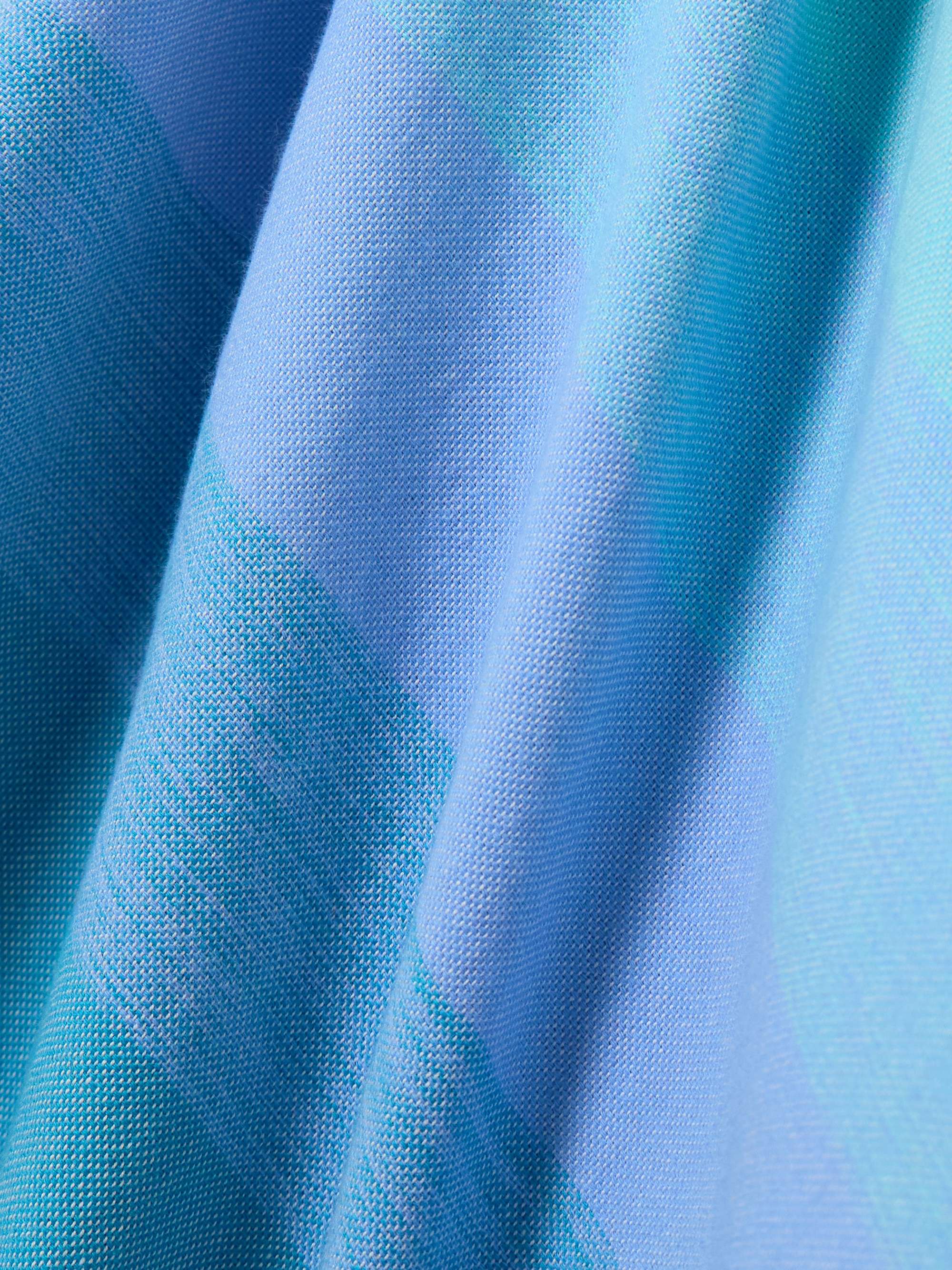 Striped cotton coverup view