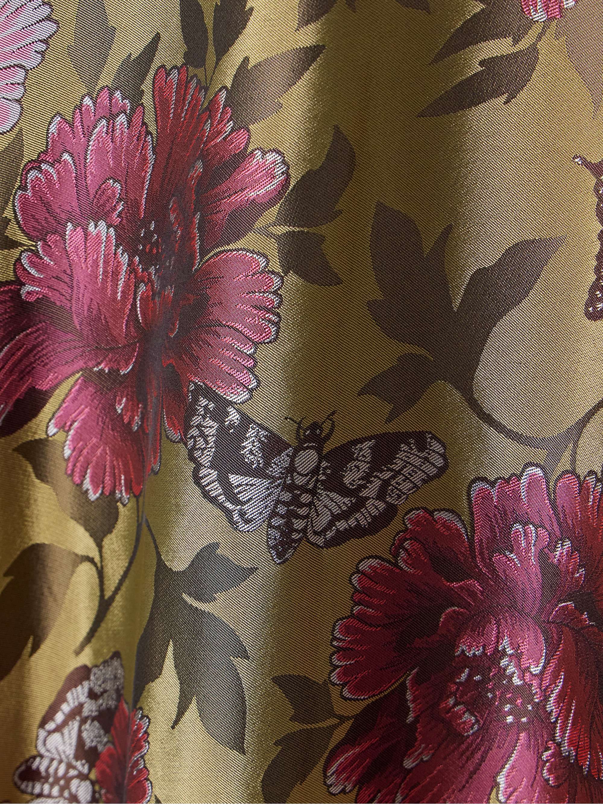 Satin-jacquard kaftan view