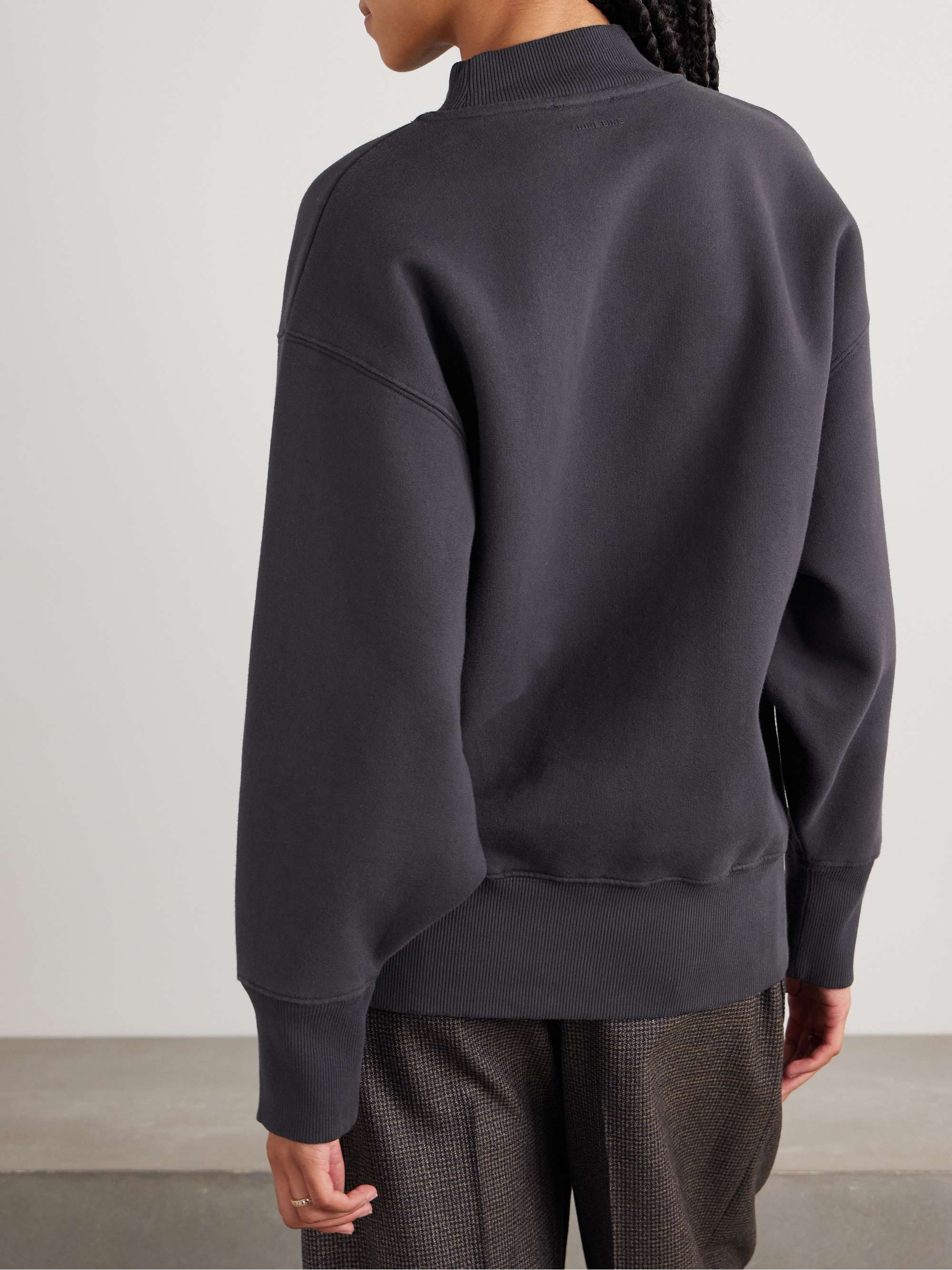 Bradie printed cotton-blend jersey sweatshirt view
