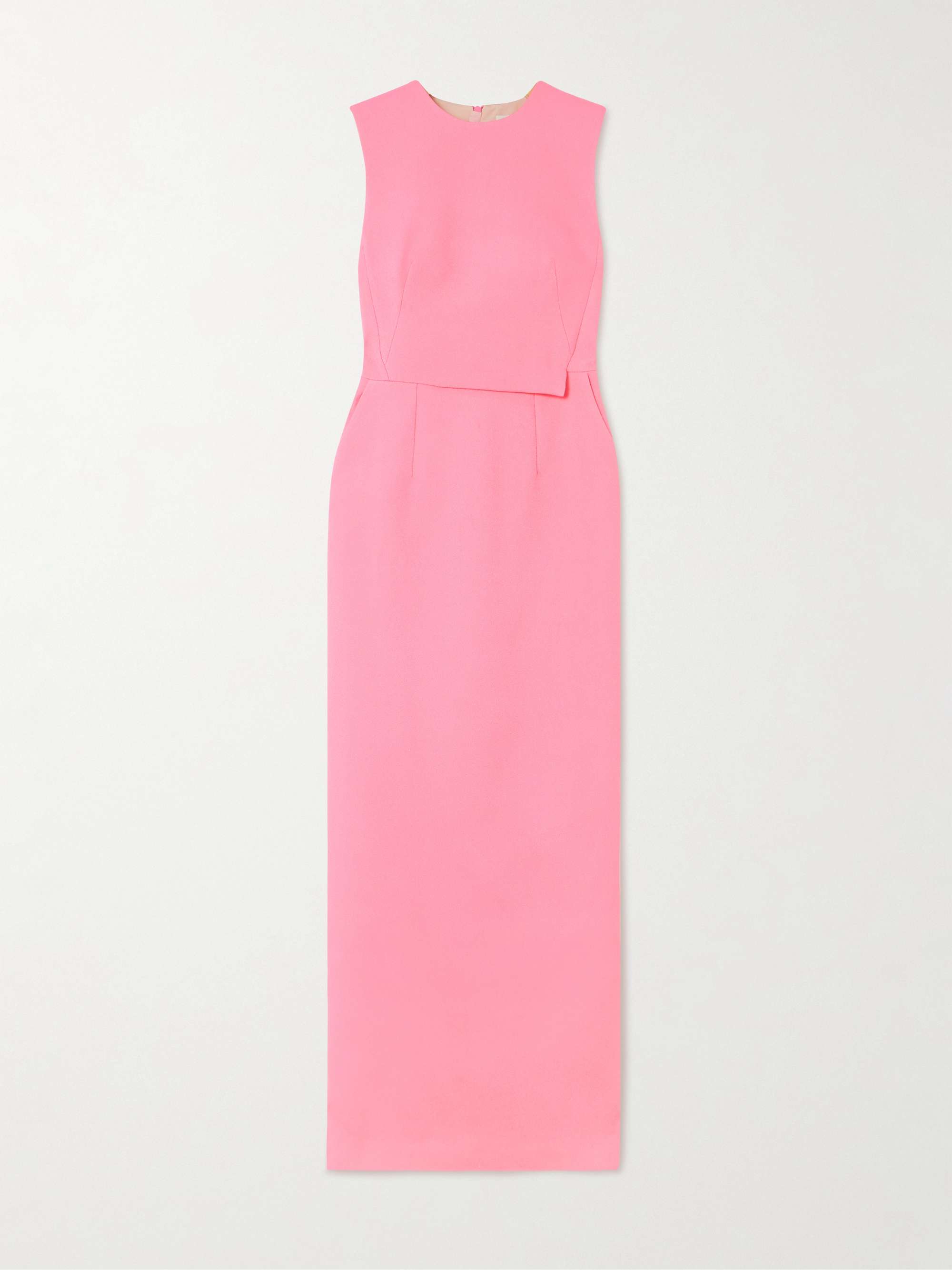 Juulia asymmetric crepe gown view