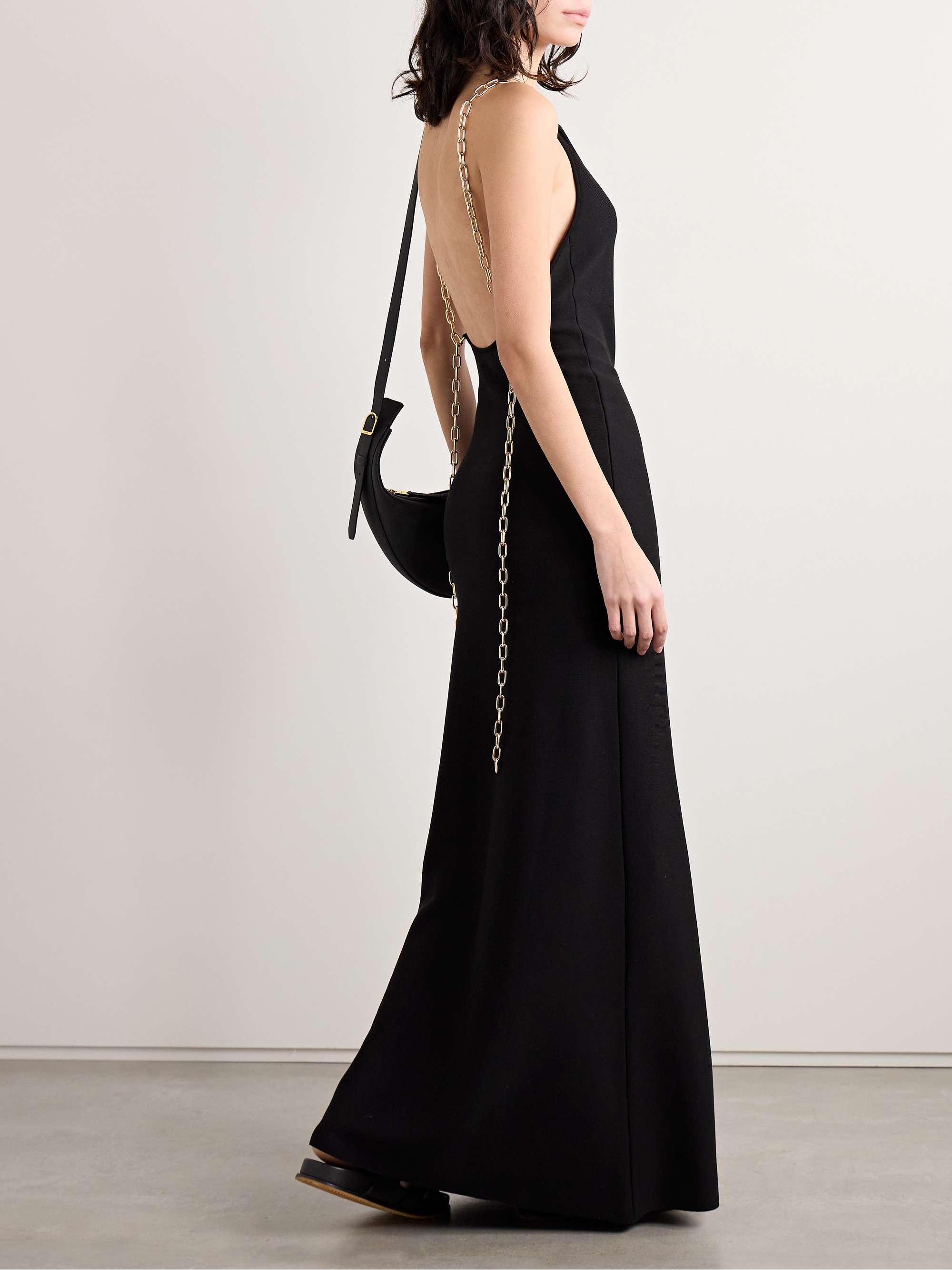 Adeona embellished silk maxi dress view
