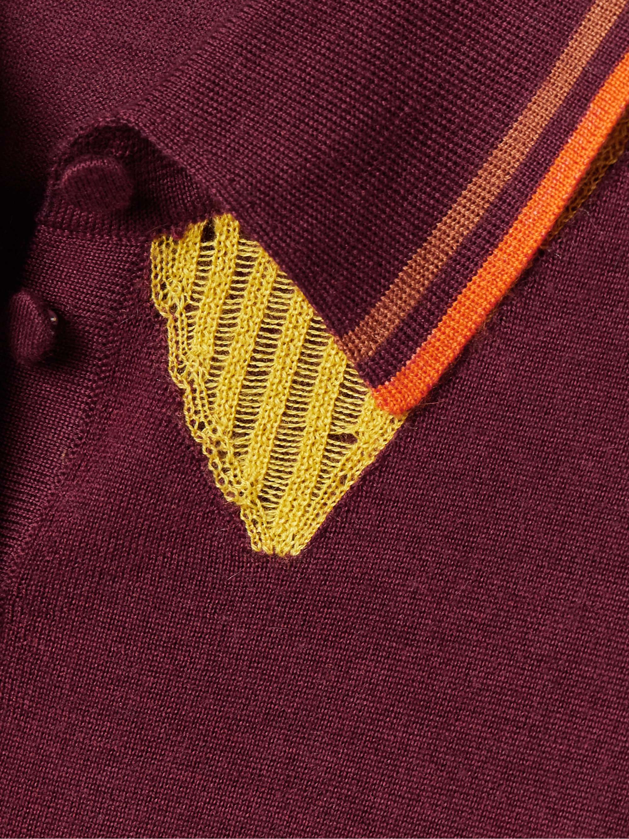 Zorya cashmere and silk-blend polo top view