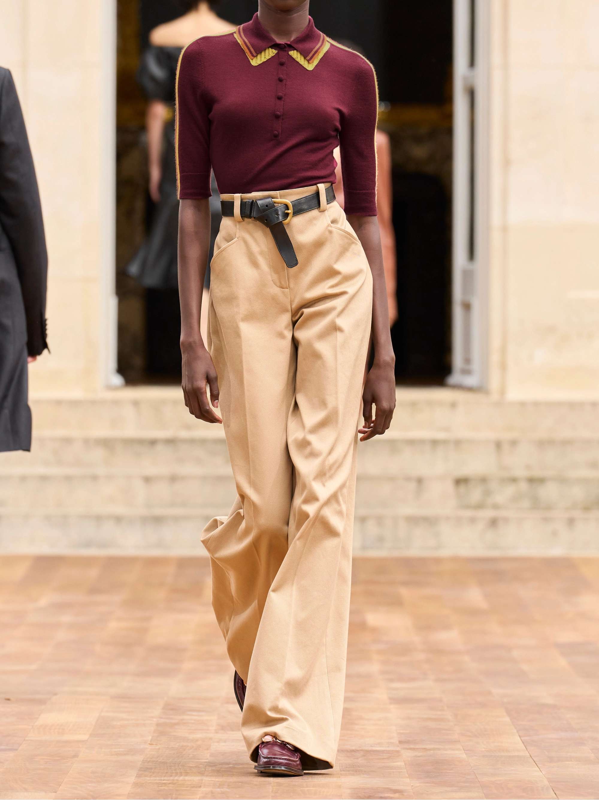 Zorya cashmere and silk-blend polo top view
