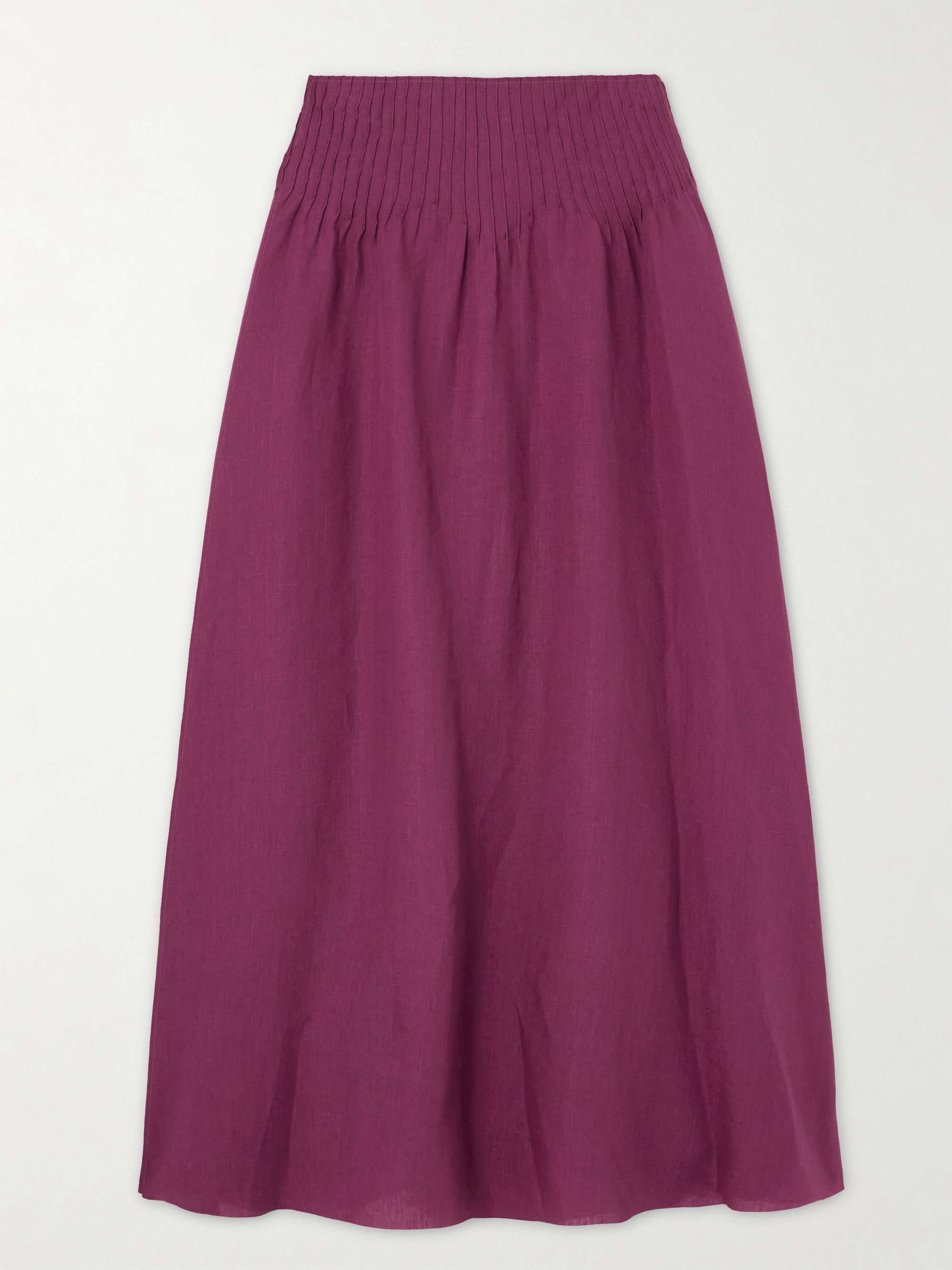 Penelope linen midi skirt view
