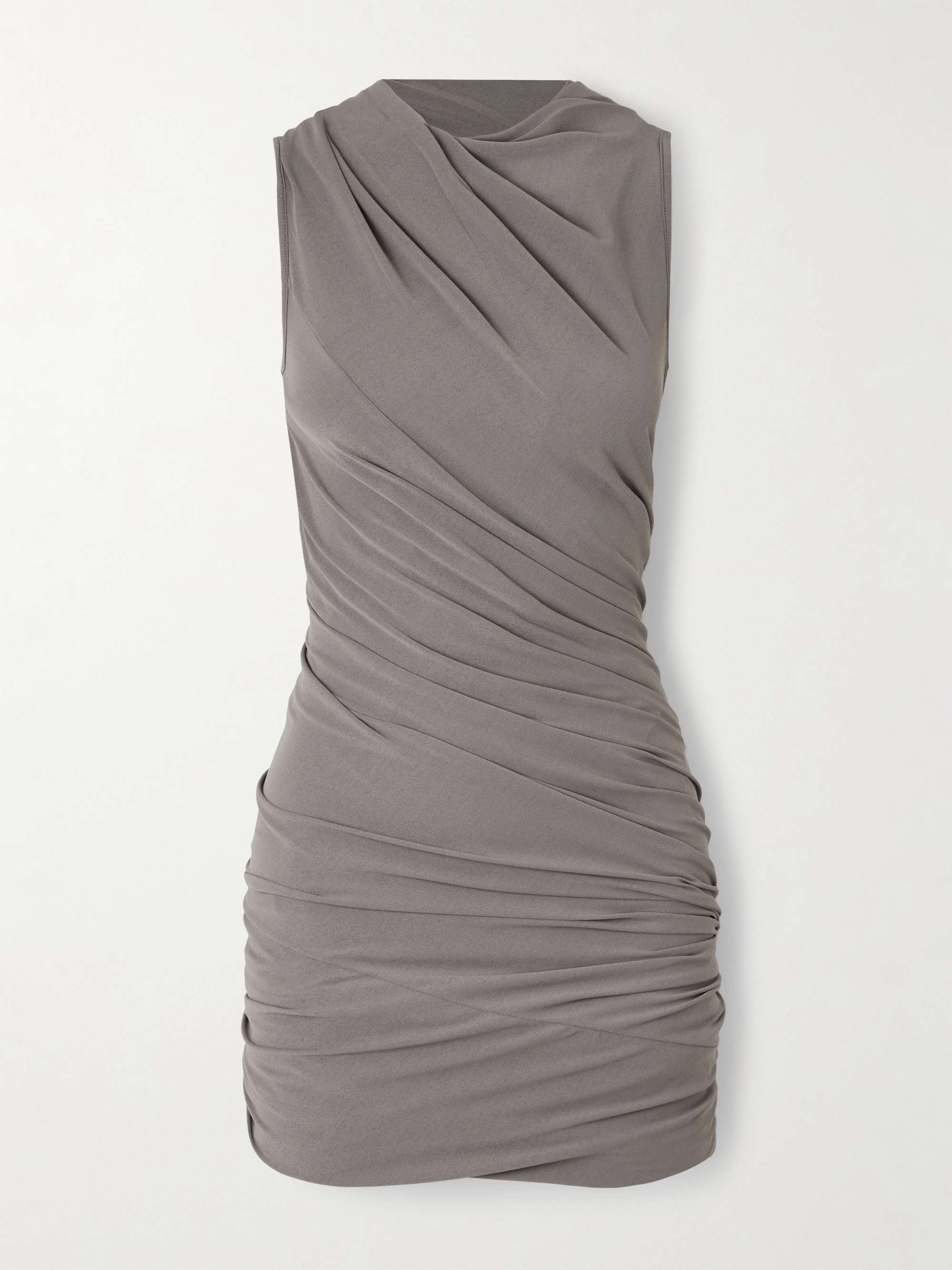 Luna draped crepe-jersey mini dress view