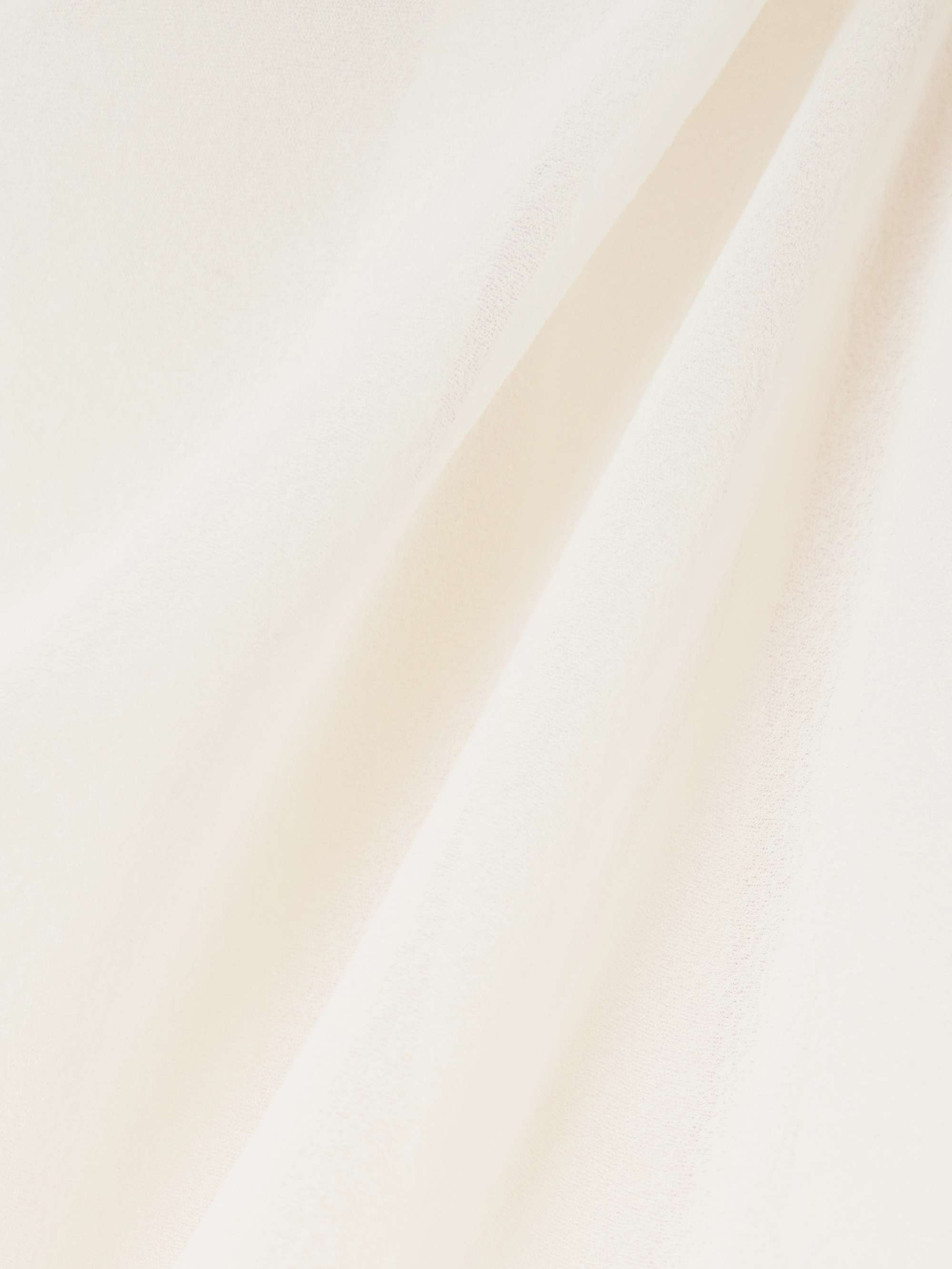 Luna draped organza top view