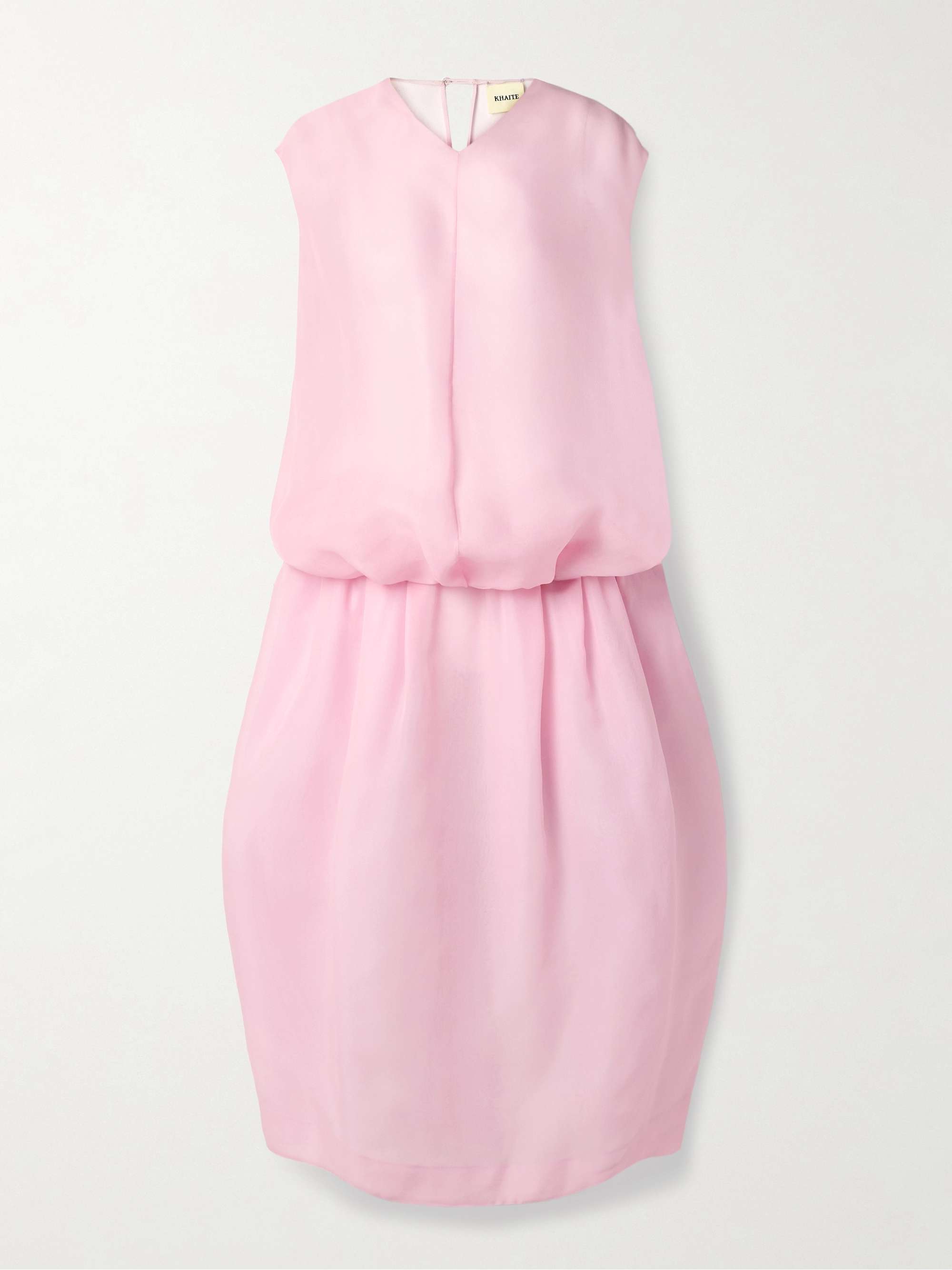 Noah gathered silk-organza midi dress view