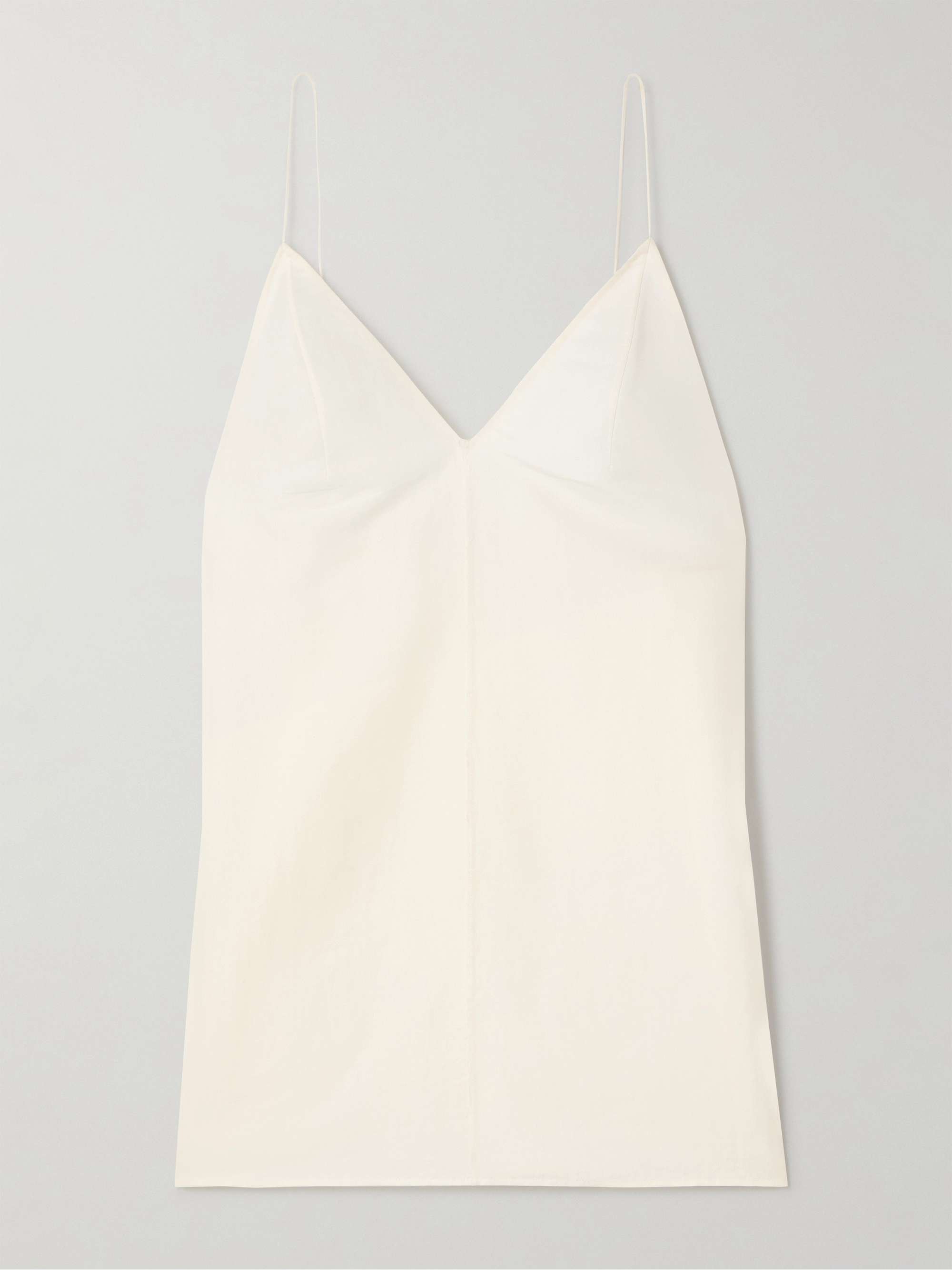 Talsie silk and cotton-blend organza tank view