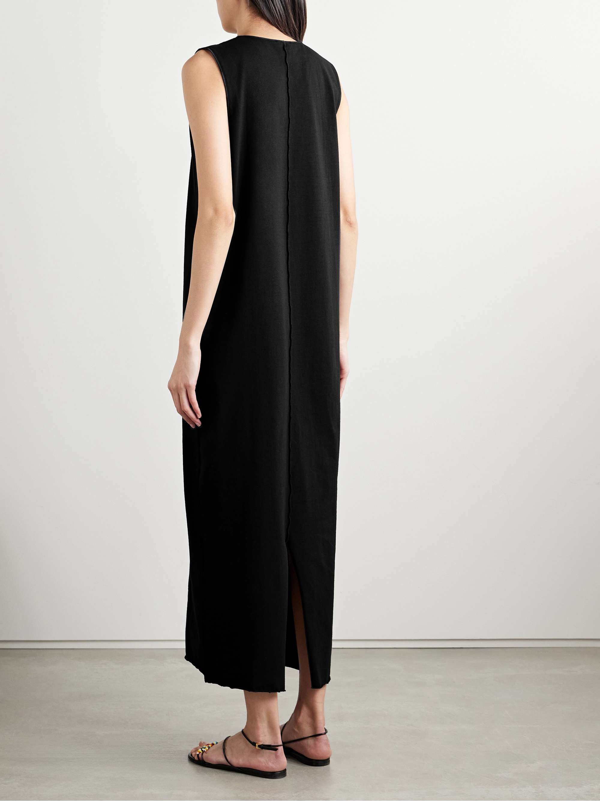 Hal paneled cotton-jersey midi dress view