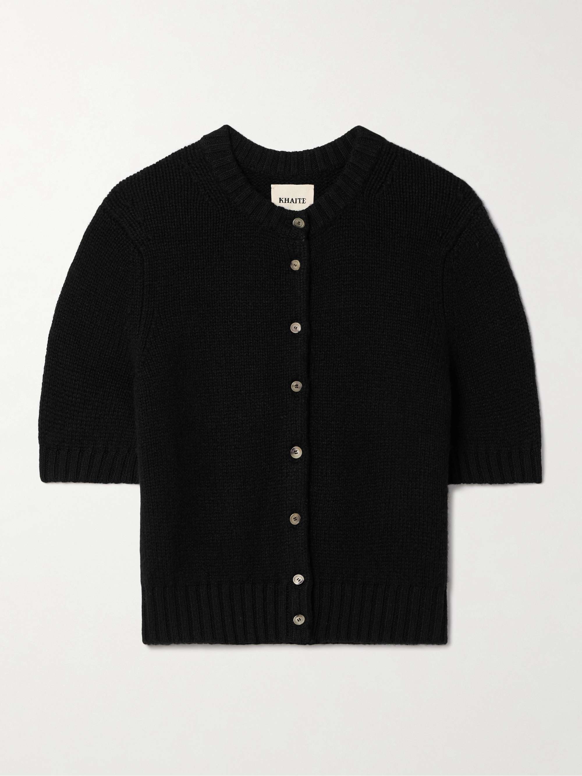 Nora cropped cashmere cardigan view