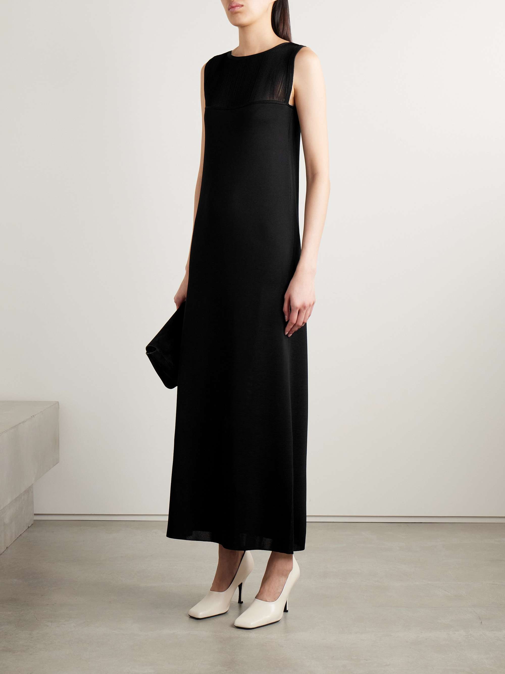 Ruslan fringed knitted maxi dress view
