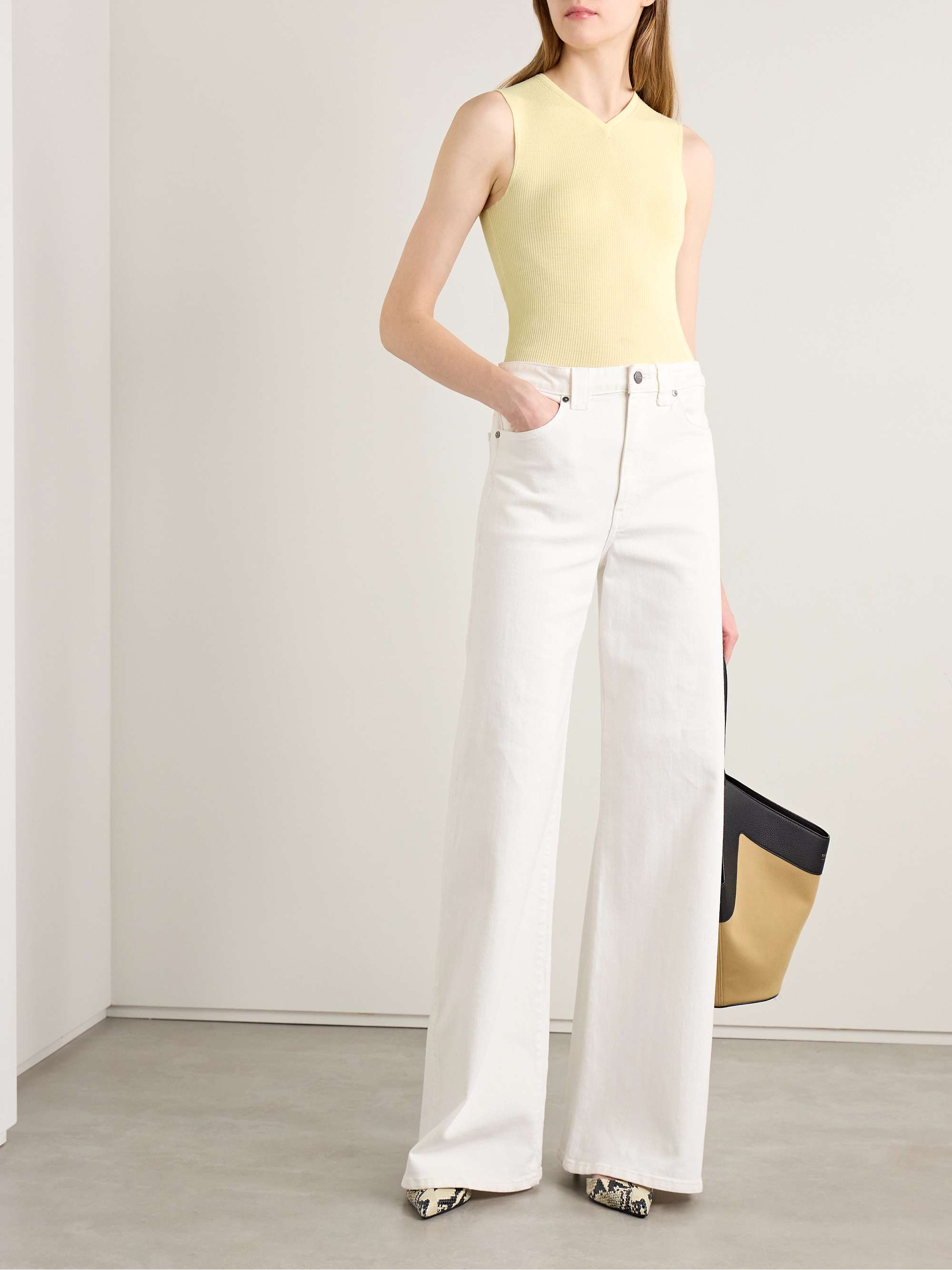 Renato ribbed wool-blend jersey tank view
