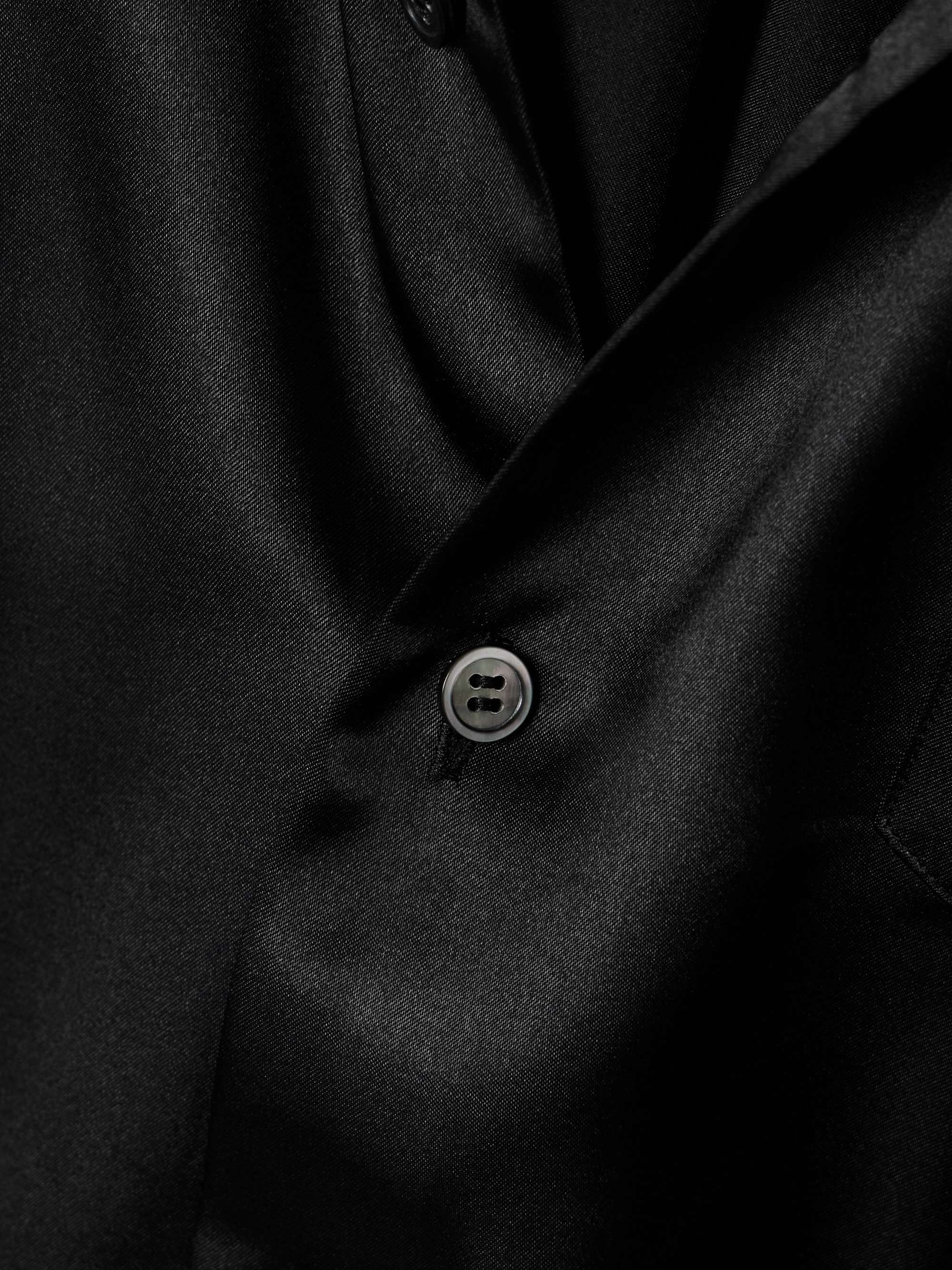 Layered satin blouse view
