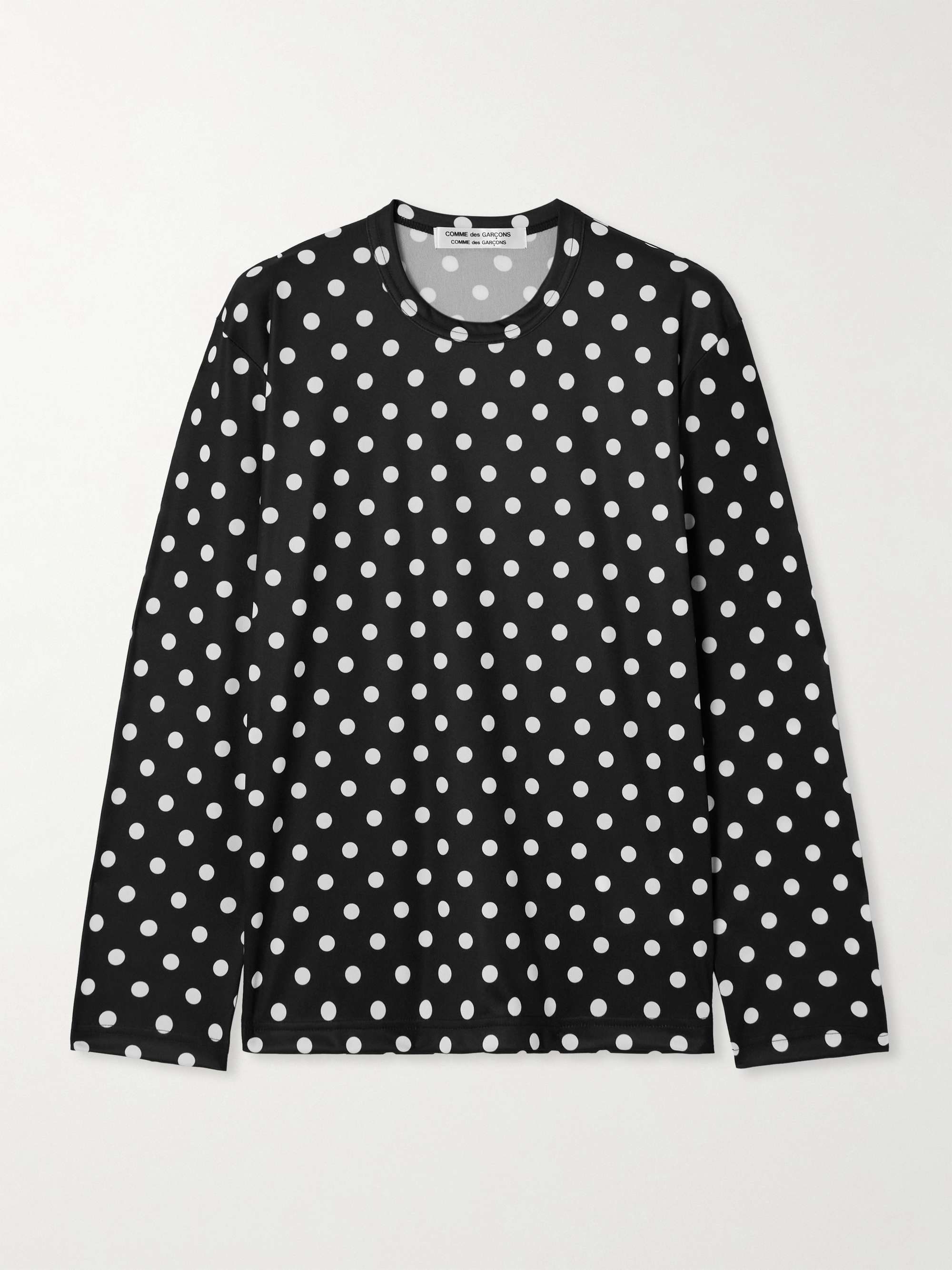Polka-dot jersey T-shirt view