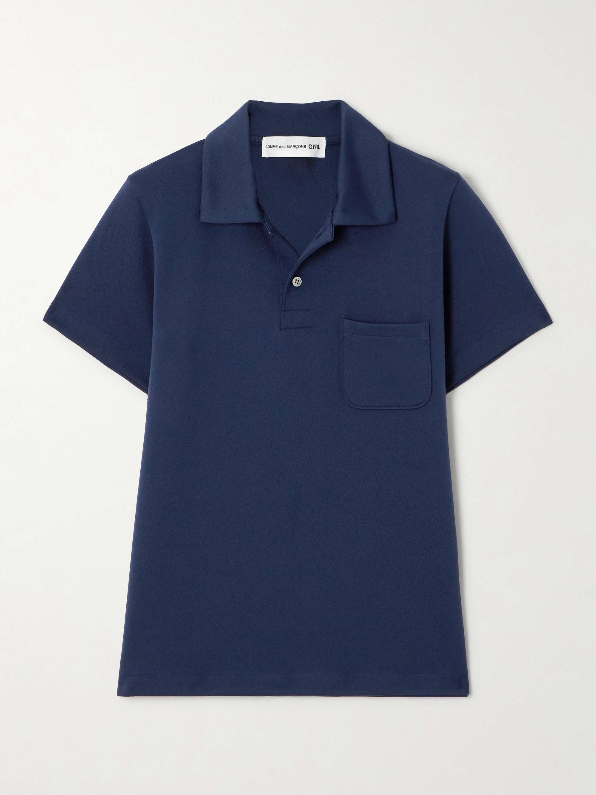 Jersey polo shirt view