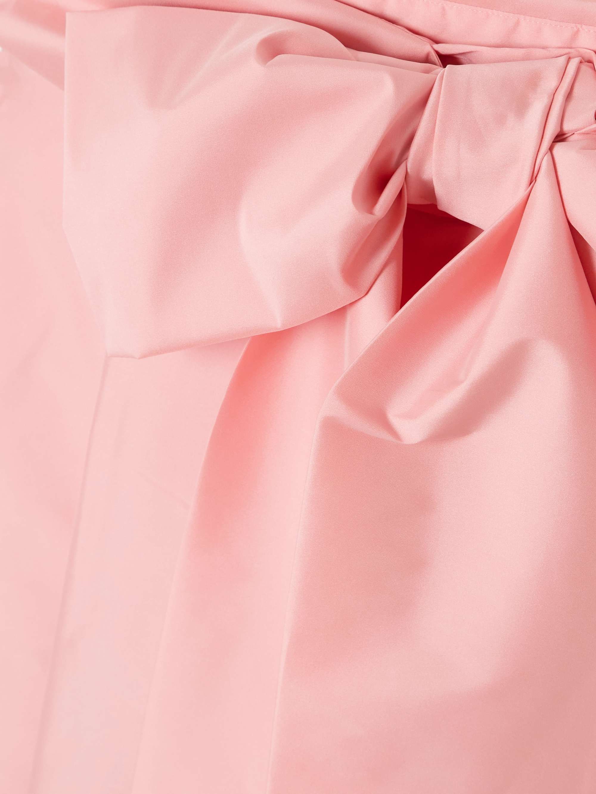 Beatrice belted taffeta maxi skirt view