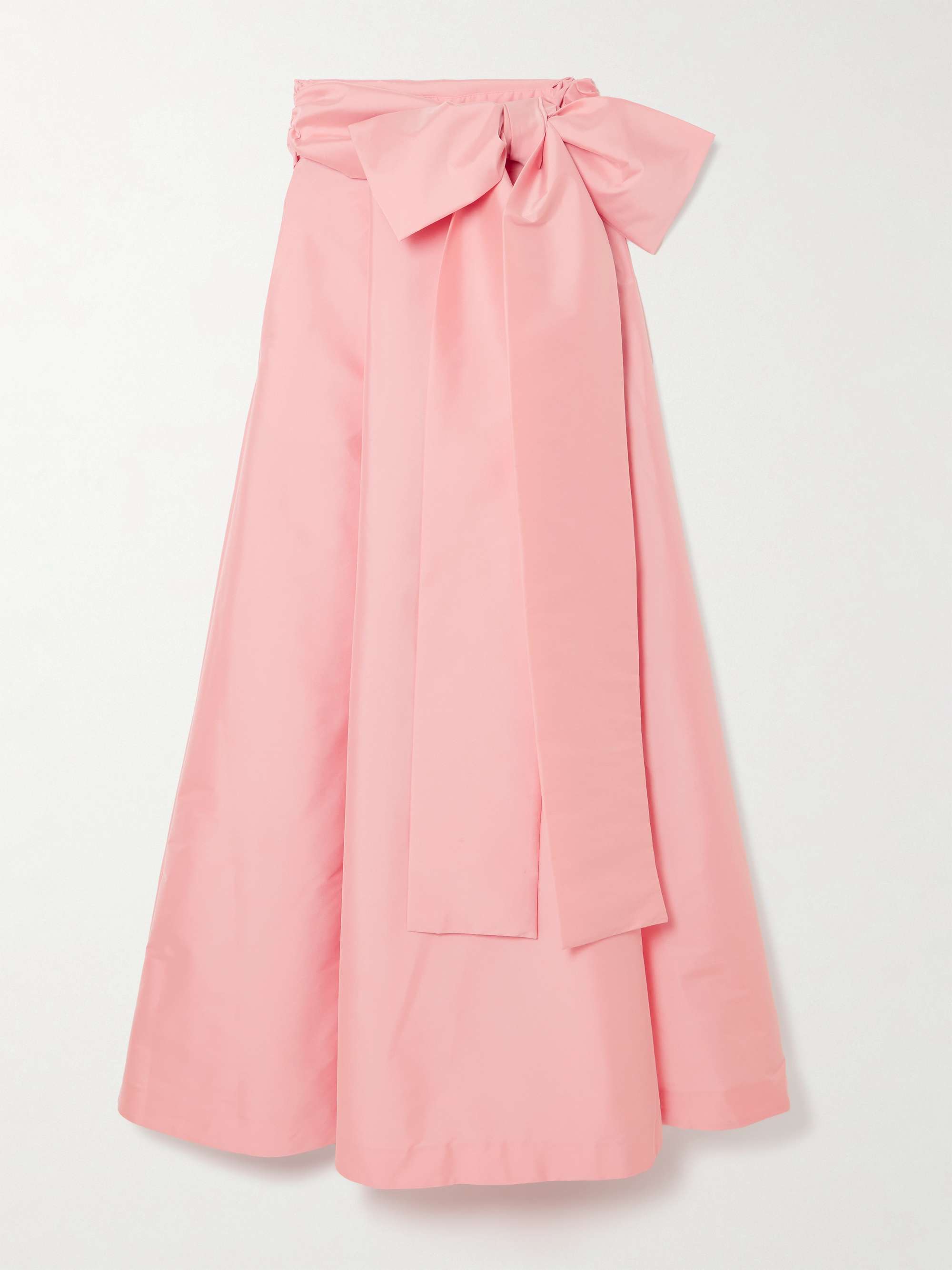 Beatrice belted taffeta maxi skirt view