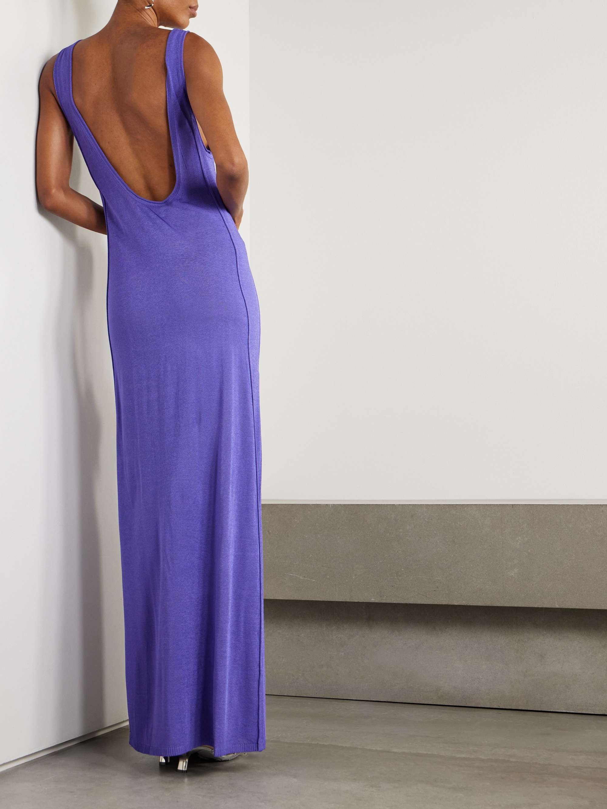 Knitted maxi dress view